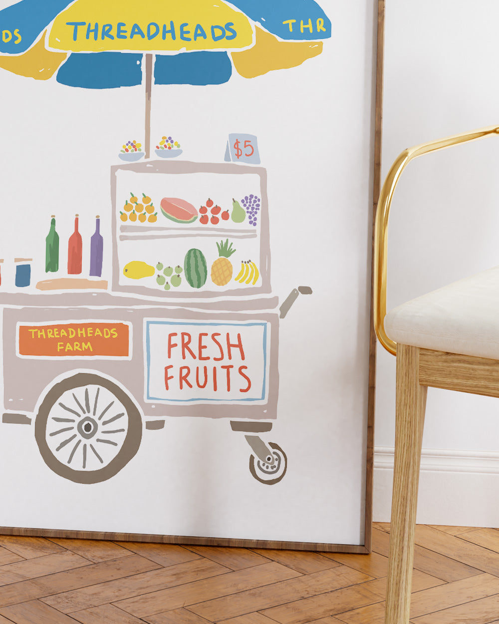 Fresh Fruits Art Print Threadheads Australia Online