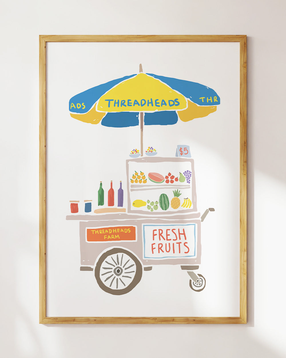 Fresh Fruits Art Print Threadheads Australia Online