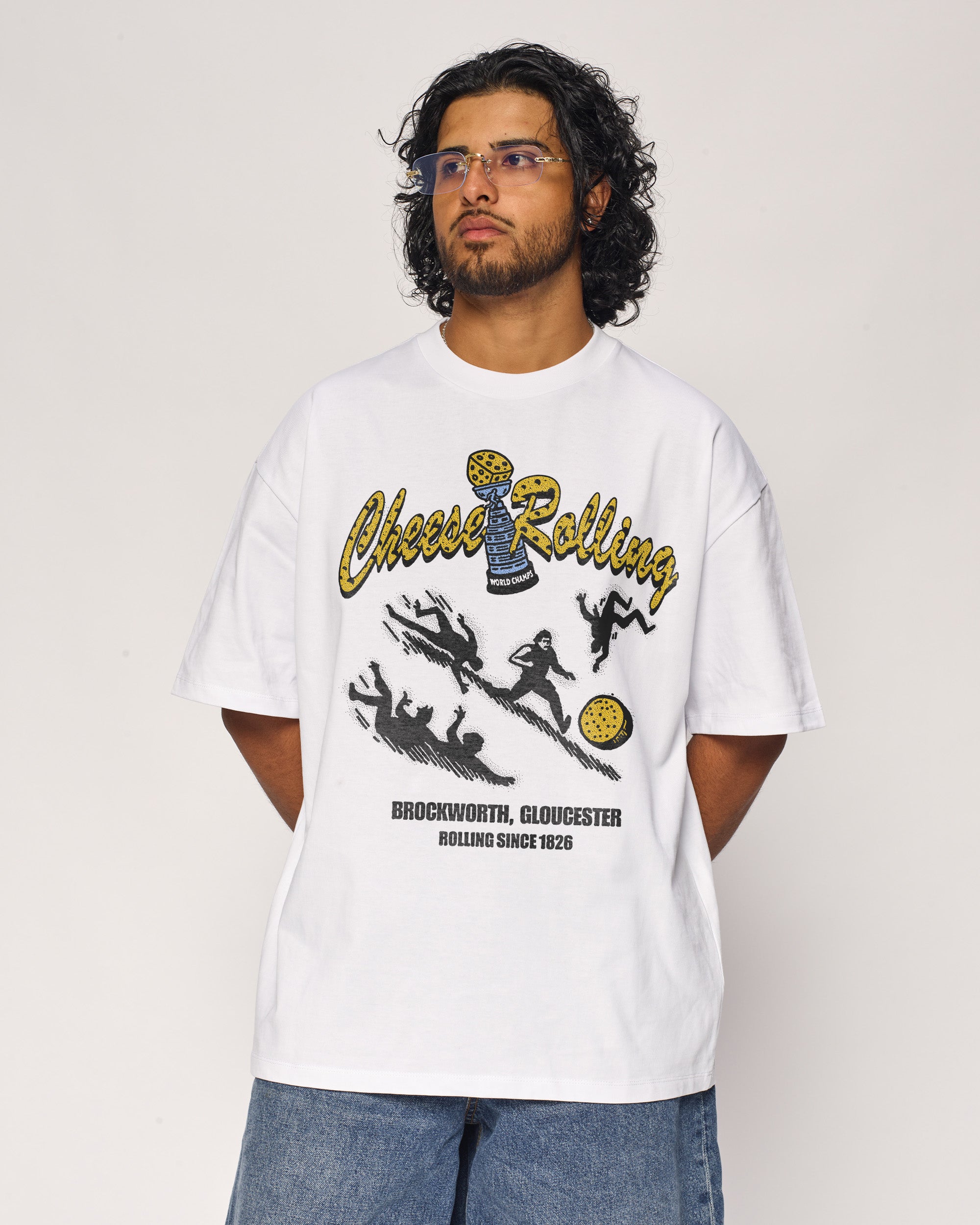 Cheese Rolling Oversized Tee