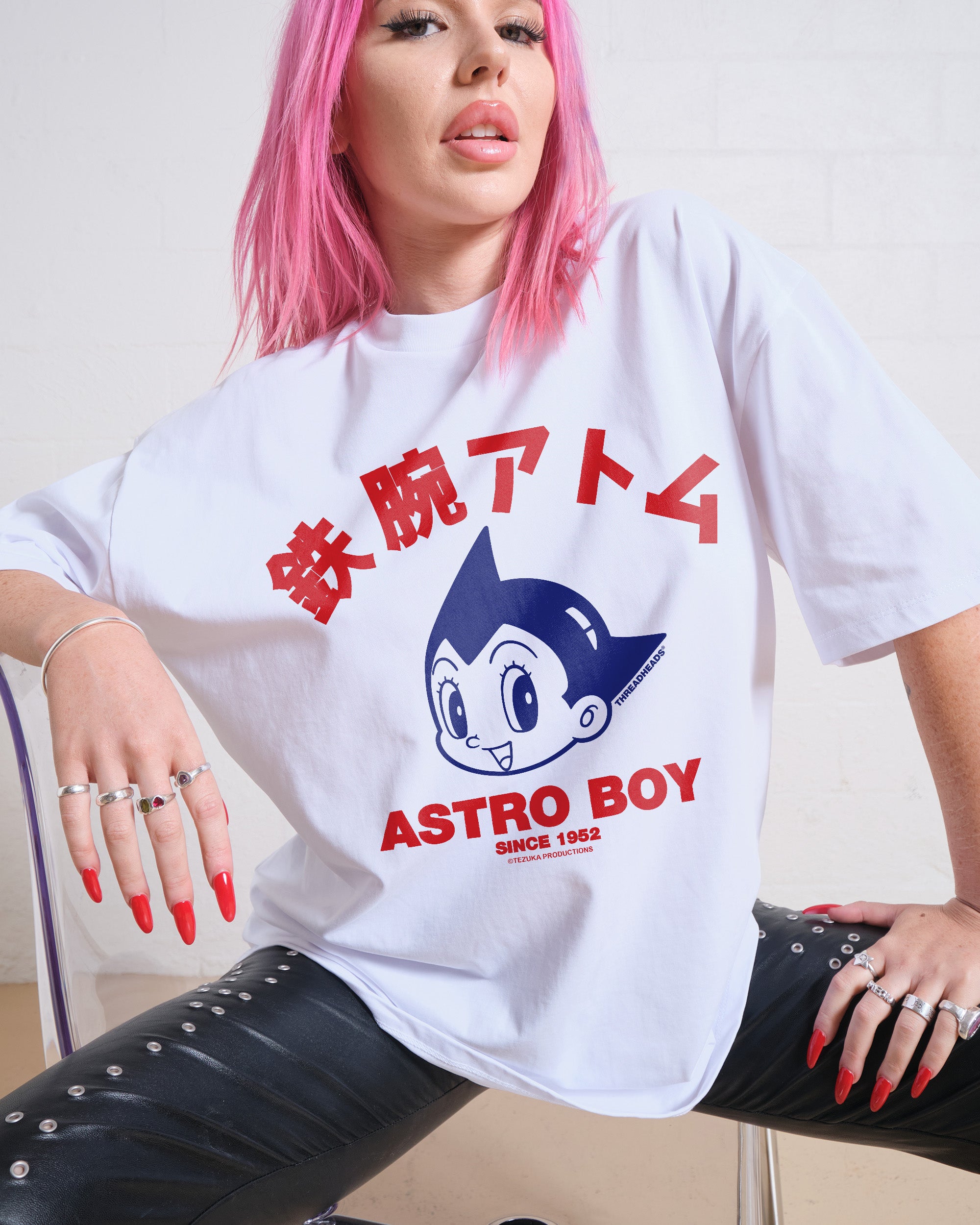 Astro Boy Face Oversized Tee Online Australia