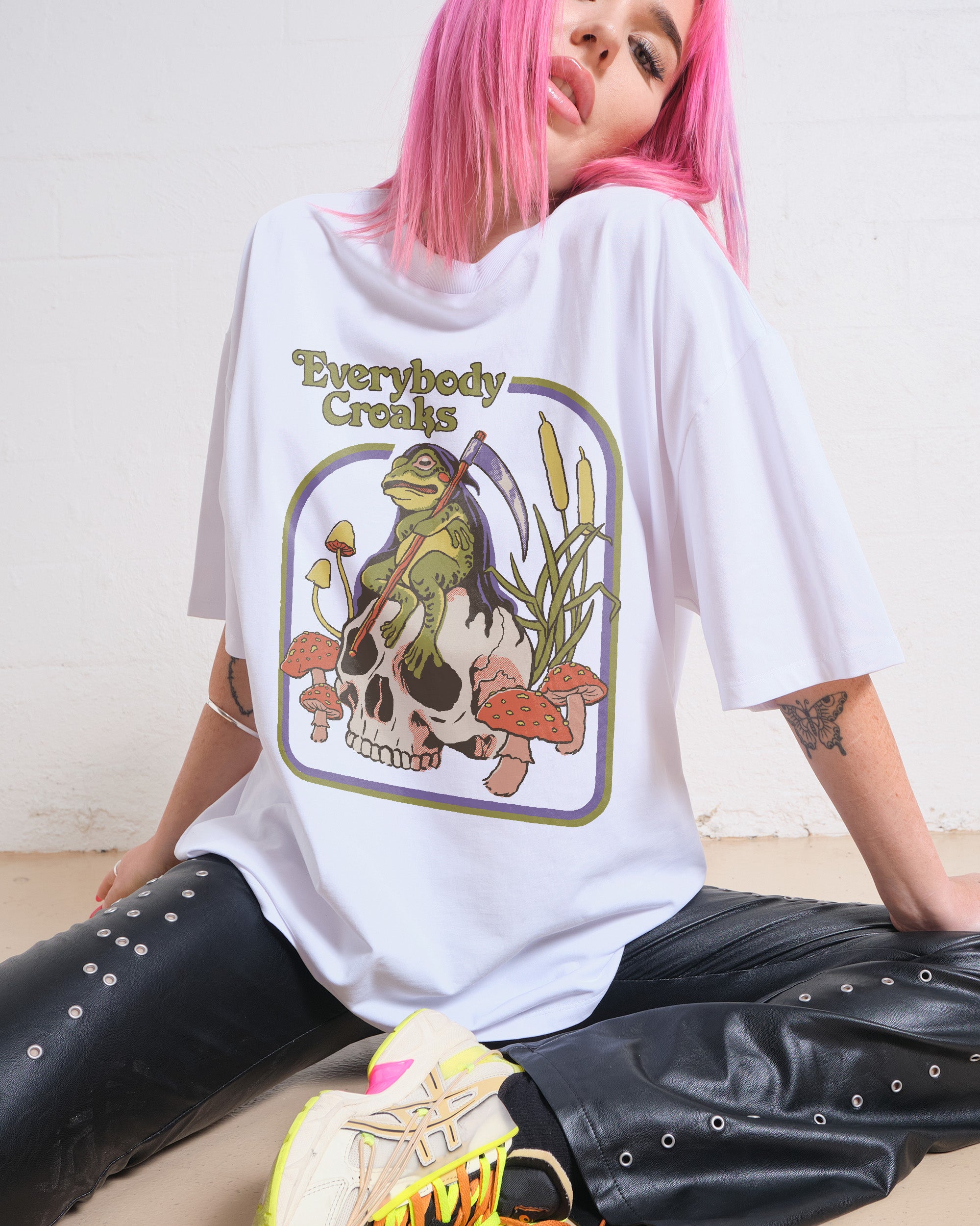 Everybody Croaks Oversized Tee Online Australia