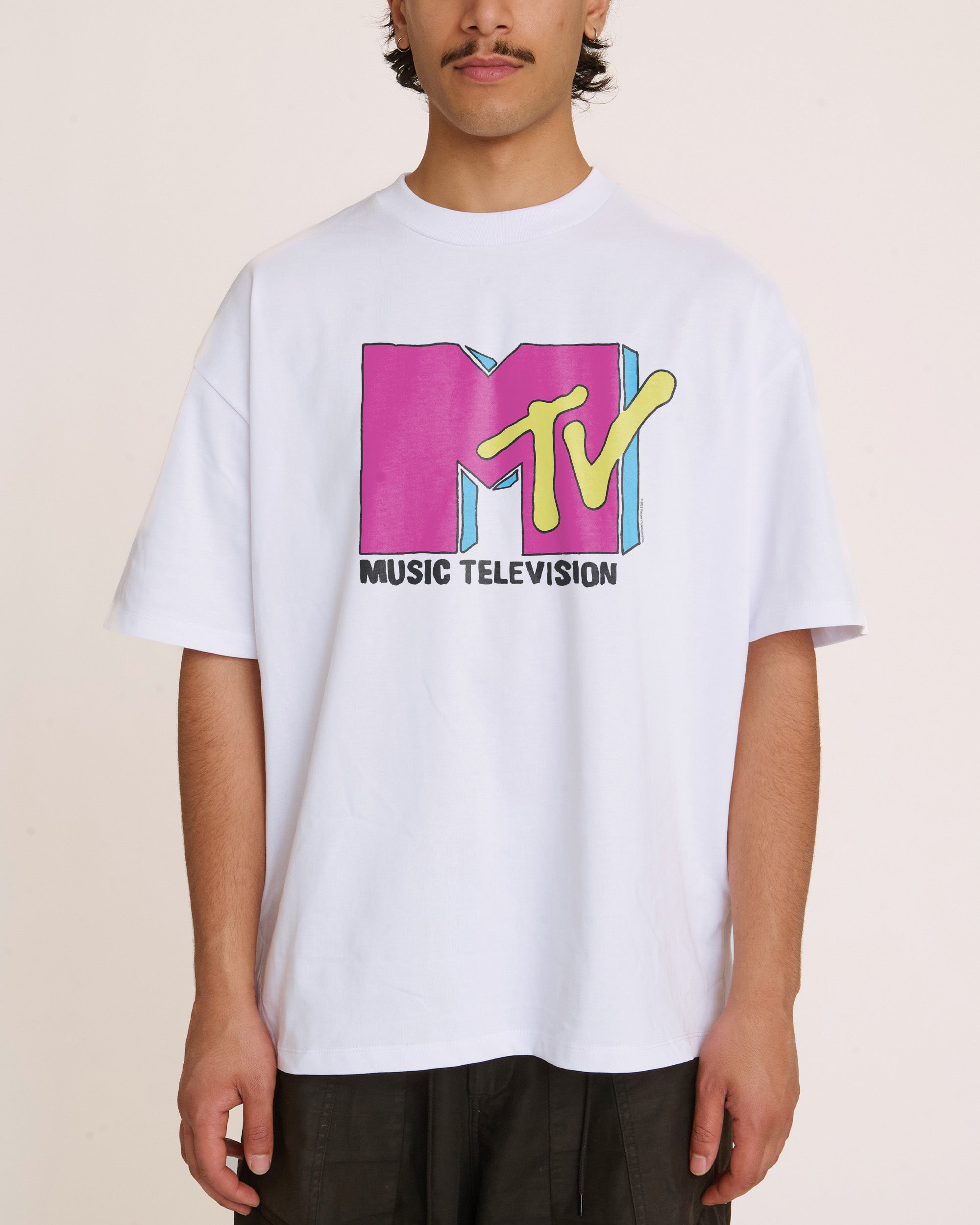 MTV Classic Logo Oversized Tee | Official MTV collab
