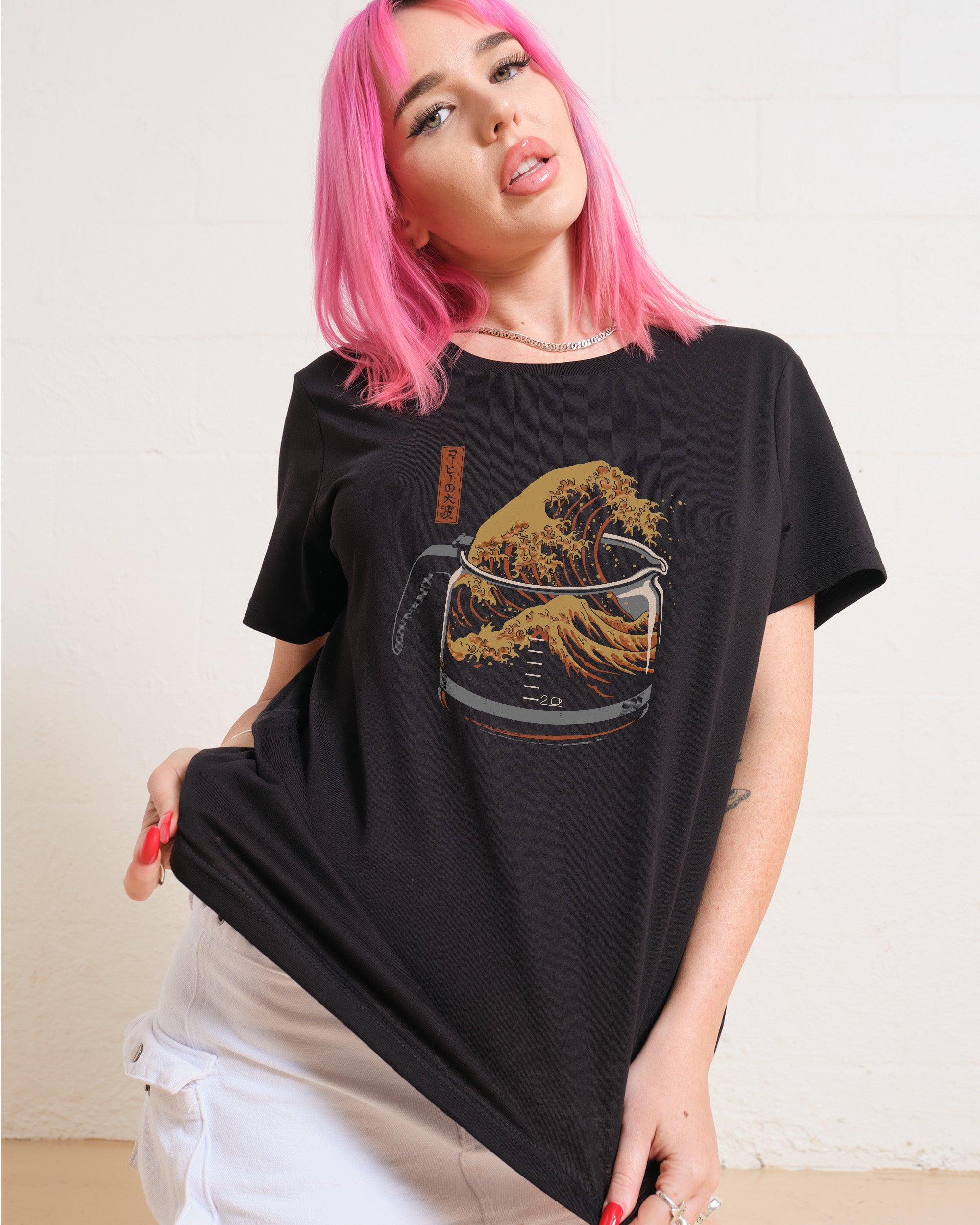 The Great Wave of Coffee Women's Tee
