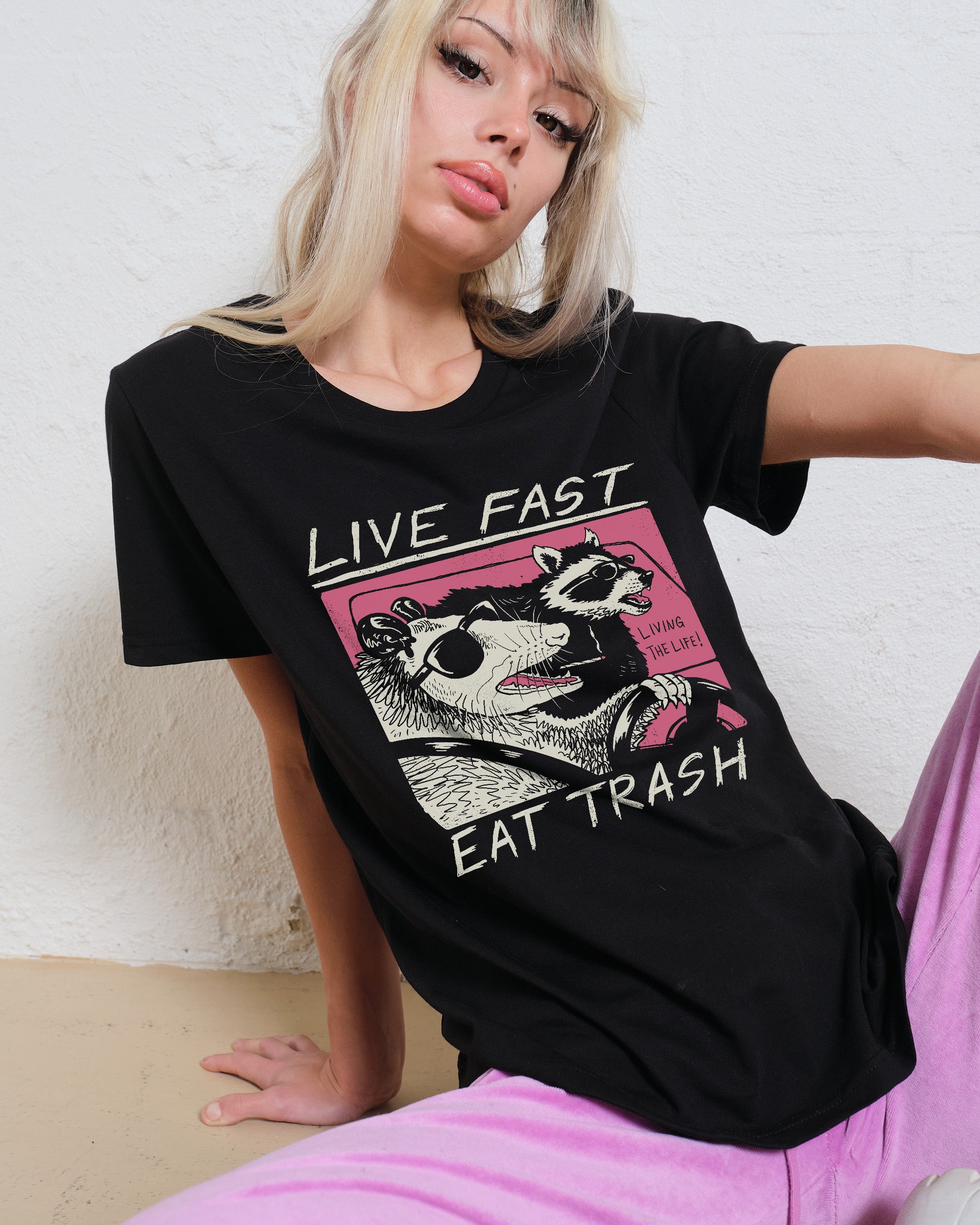 Live Fast Eat Trash Women's Tee