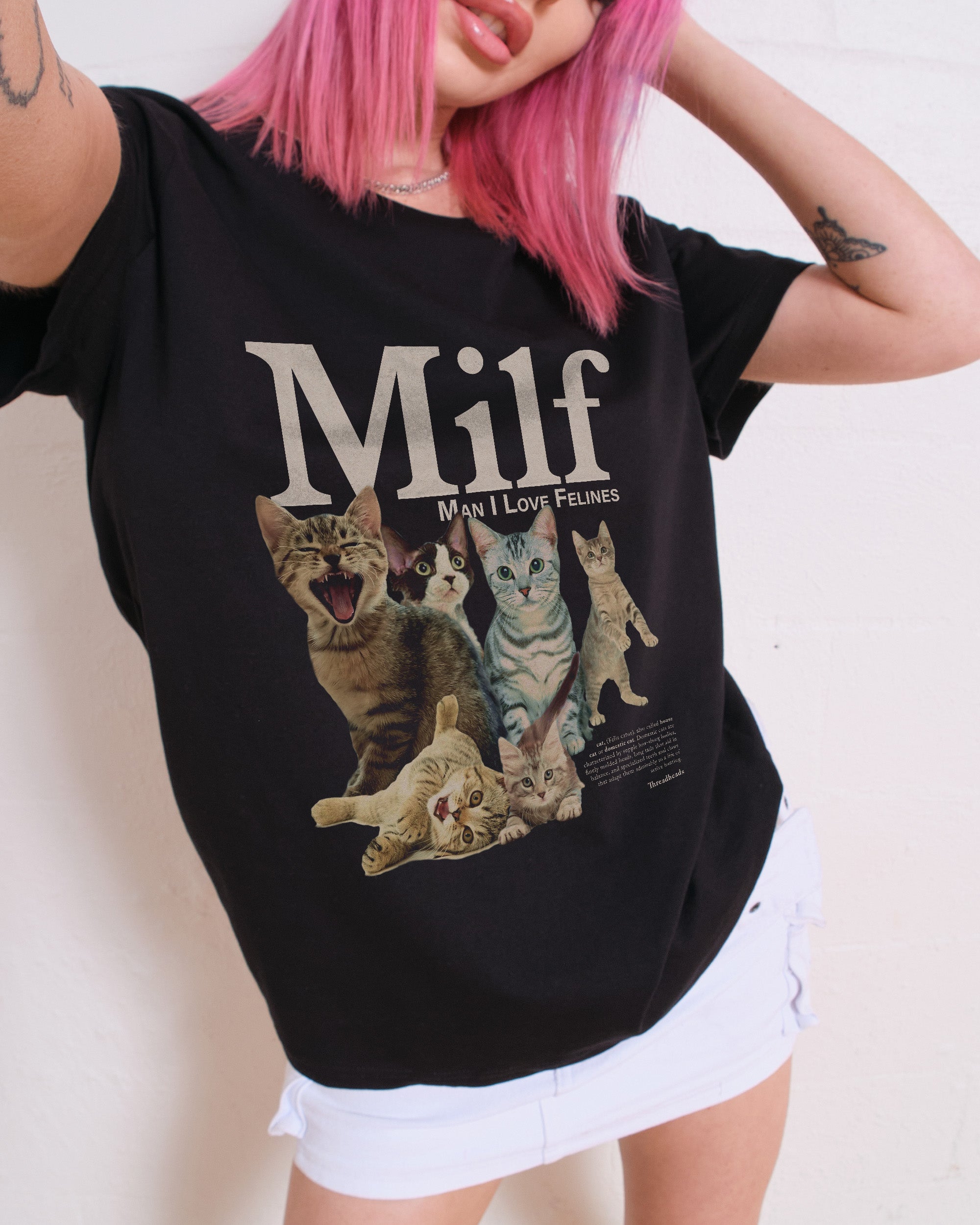 Man I Love Felines Women's Tee Online Australia