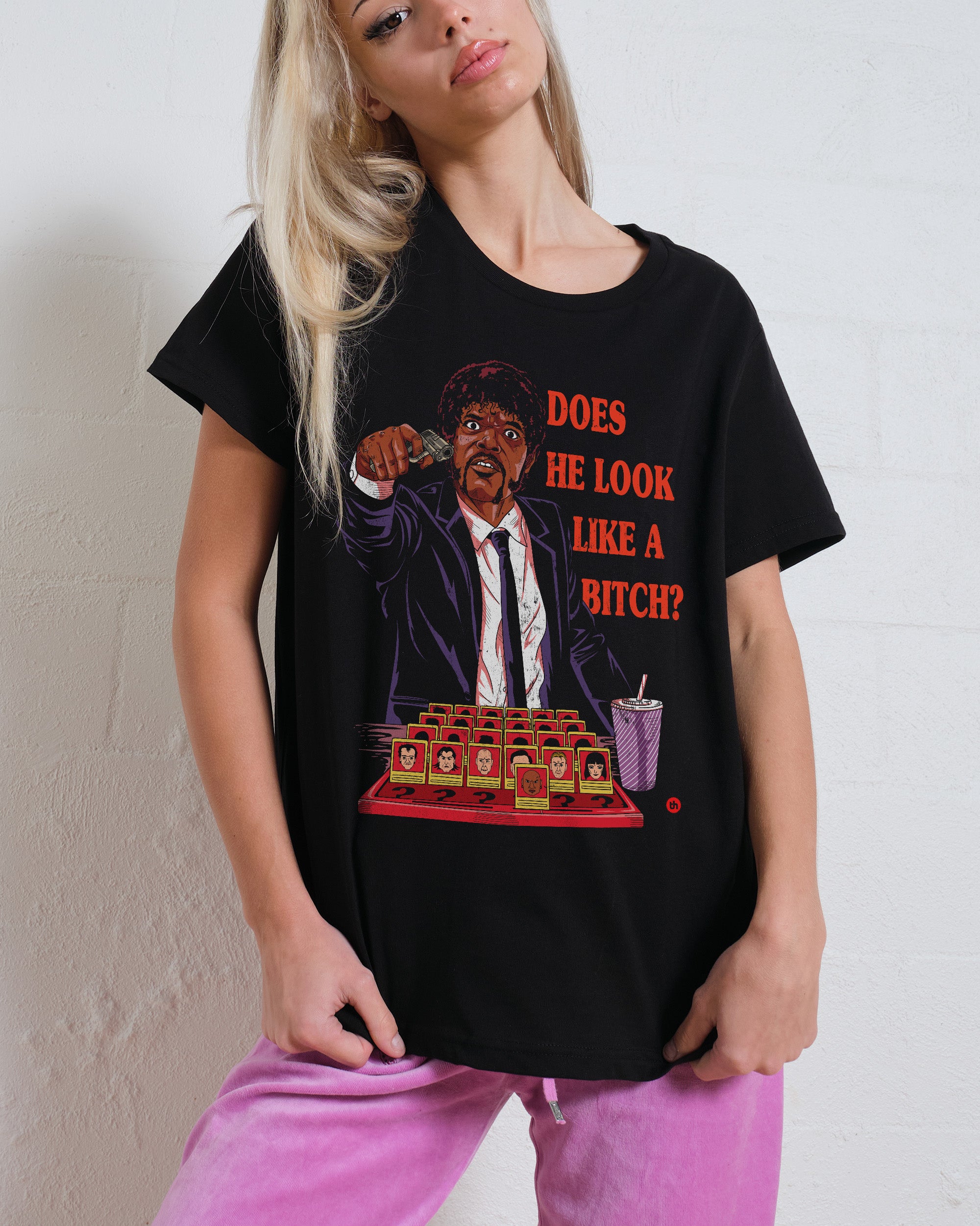 Does He Look Like a Bitch Women's Tee