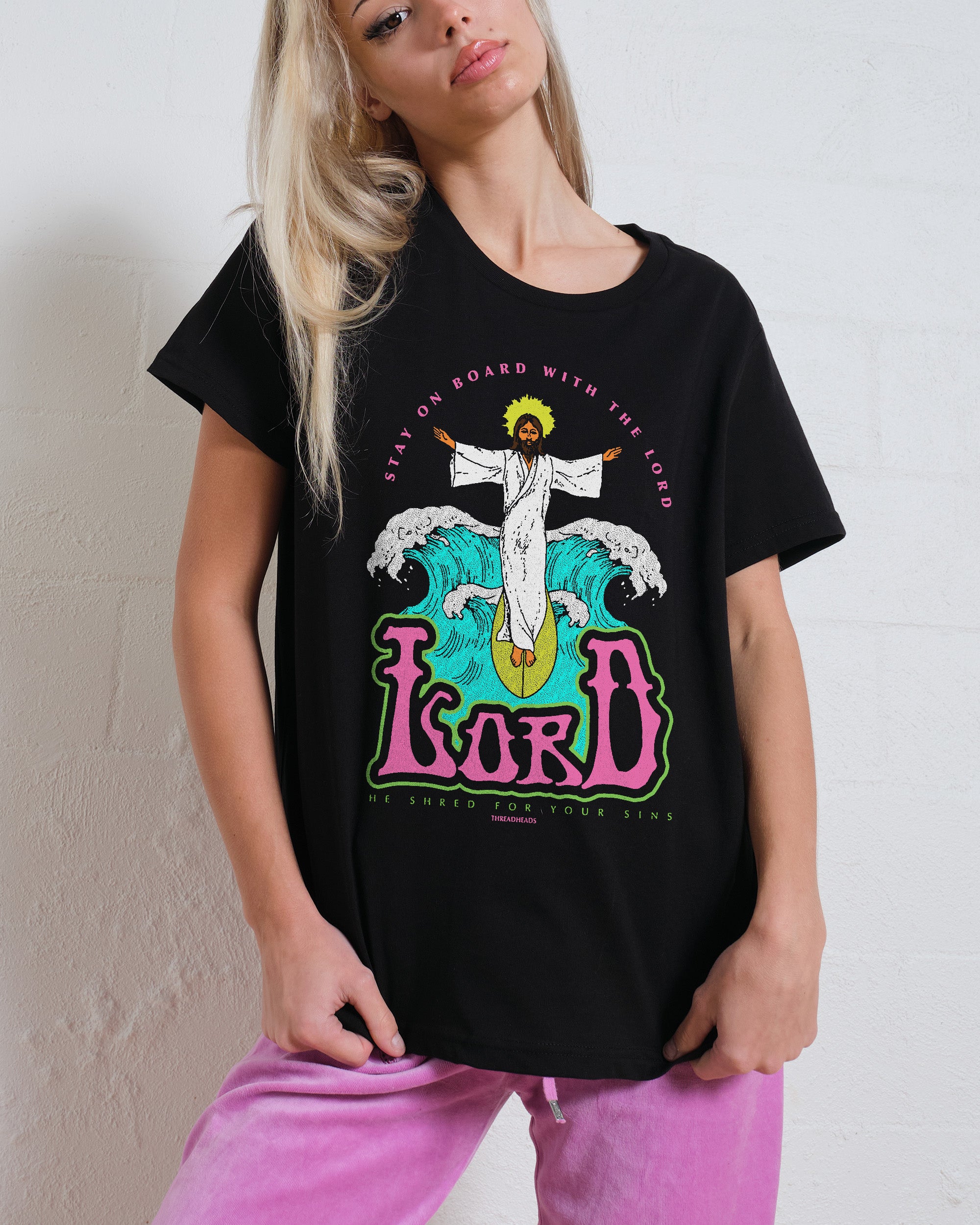 Stay On Board With The Lord Women's Tee