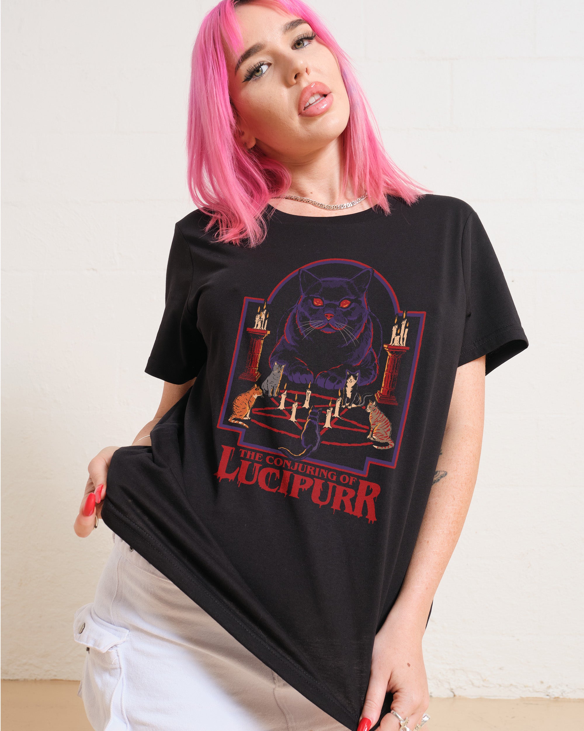 The Conjuring of Lucipurr Women's Tee Online Australia