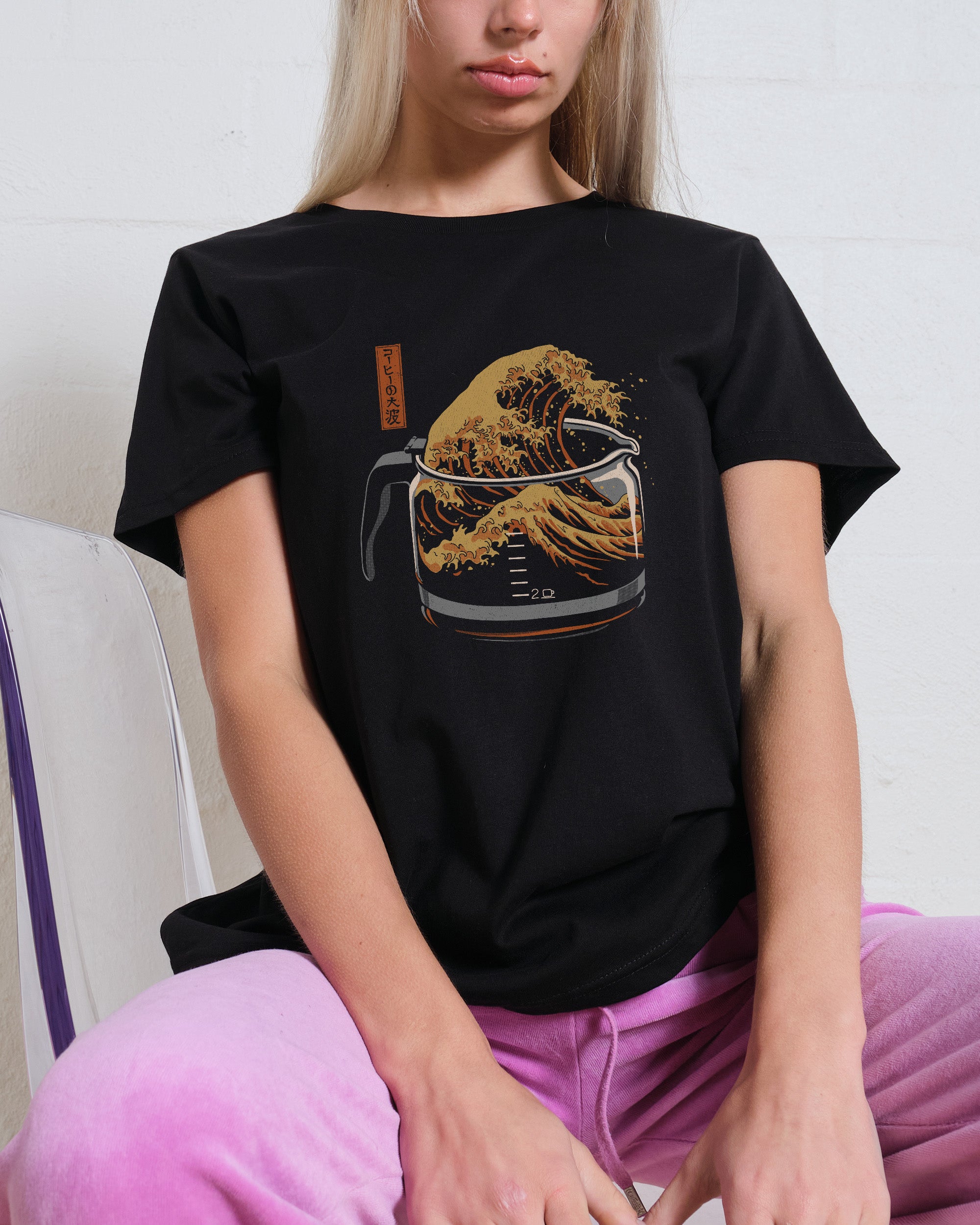 The Great Wave of Coffee Women's Tee