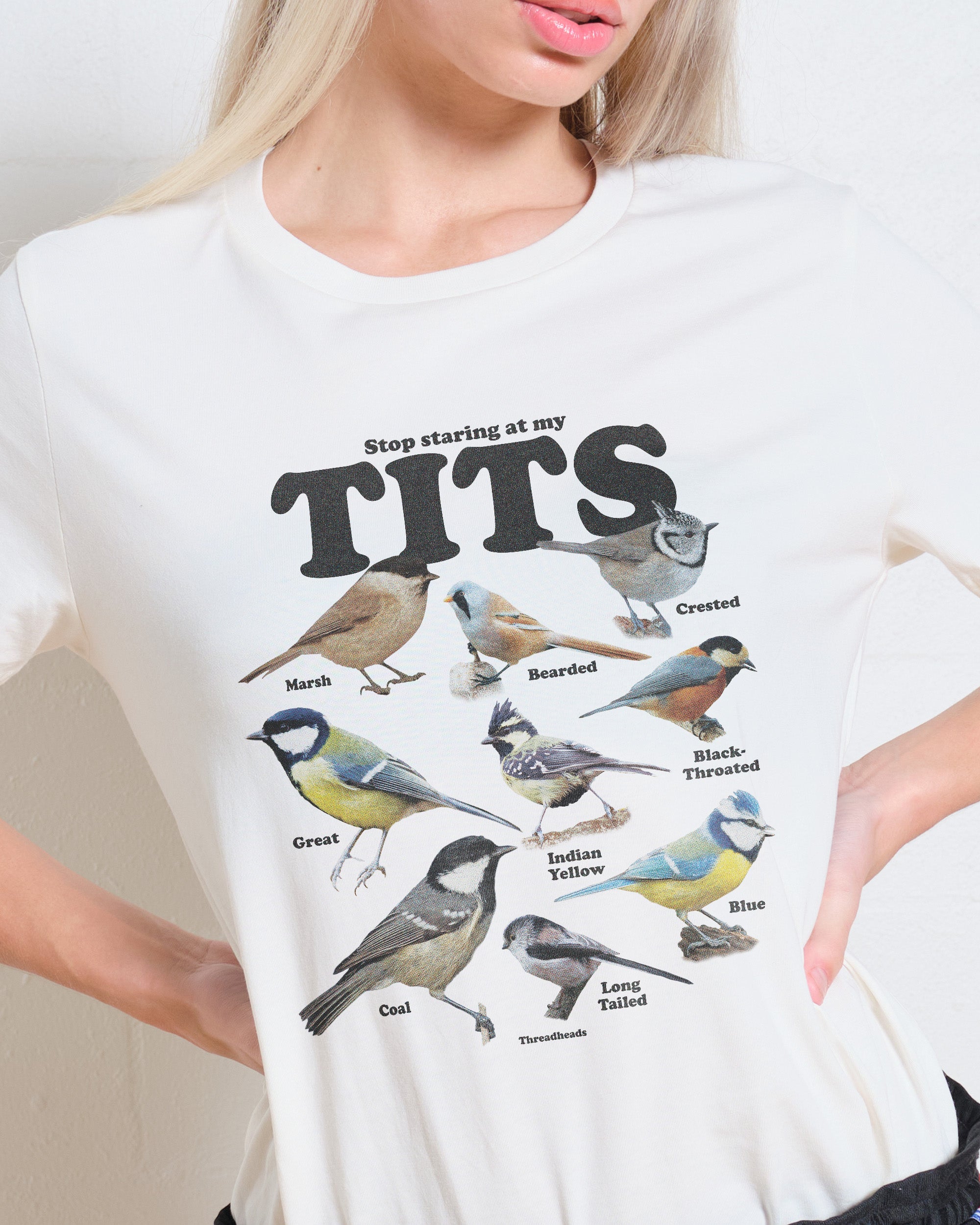 Stop Staring At My Tits Women's Tee