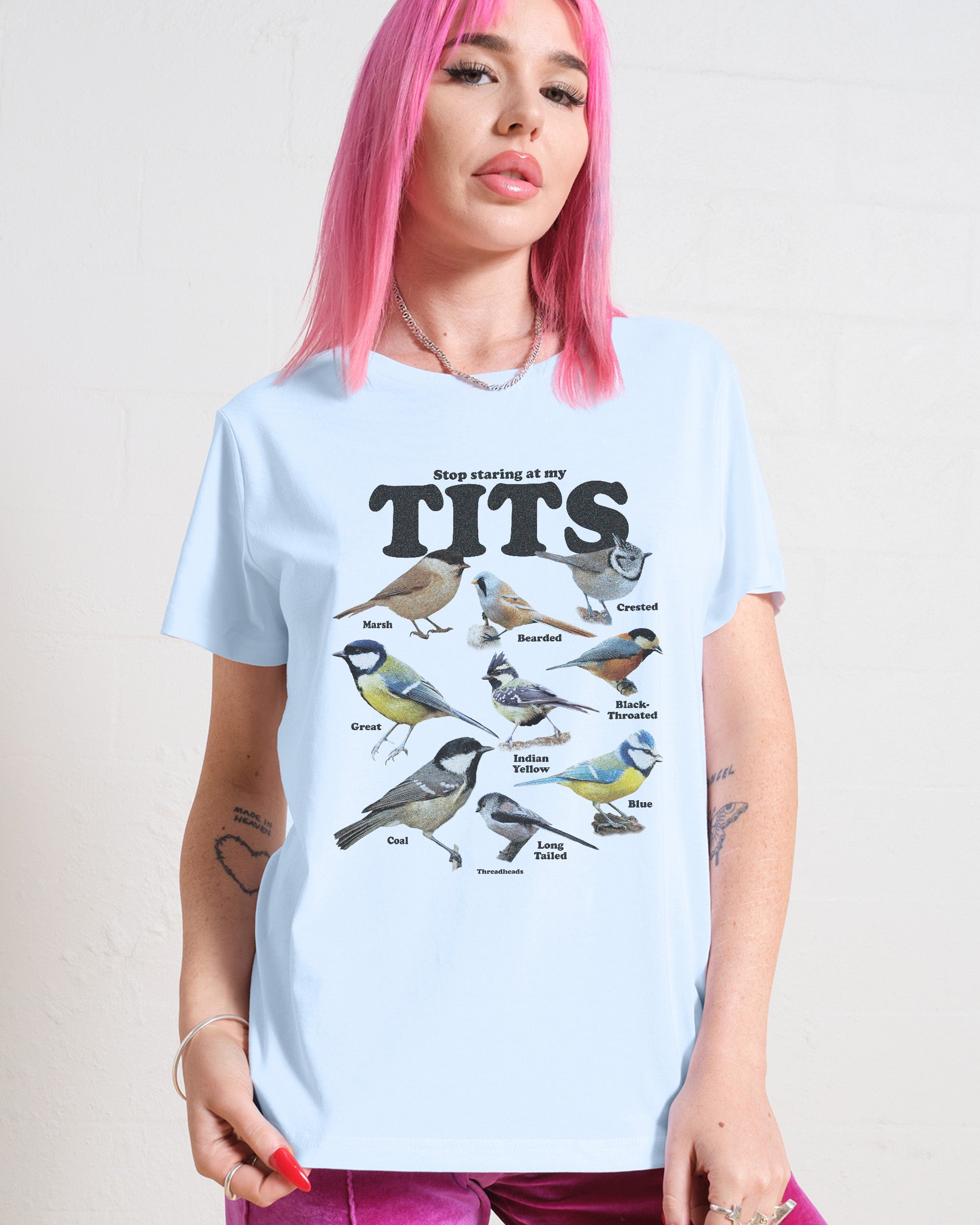 Stop Staring At My Tits Women's Tee