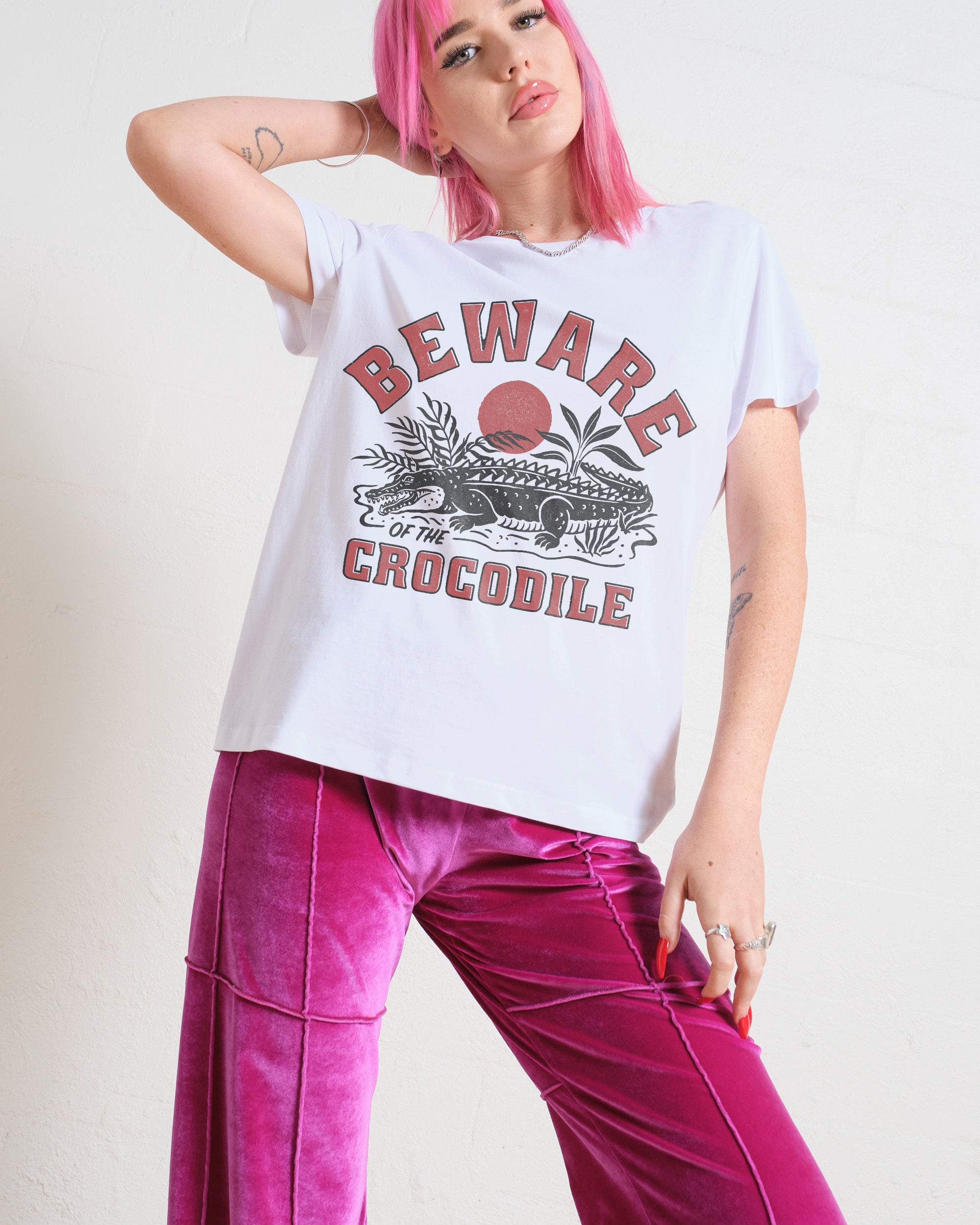 Beware of the Crocodile Women's Tee