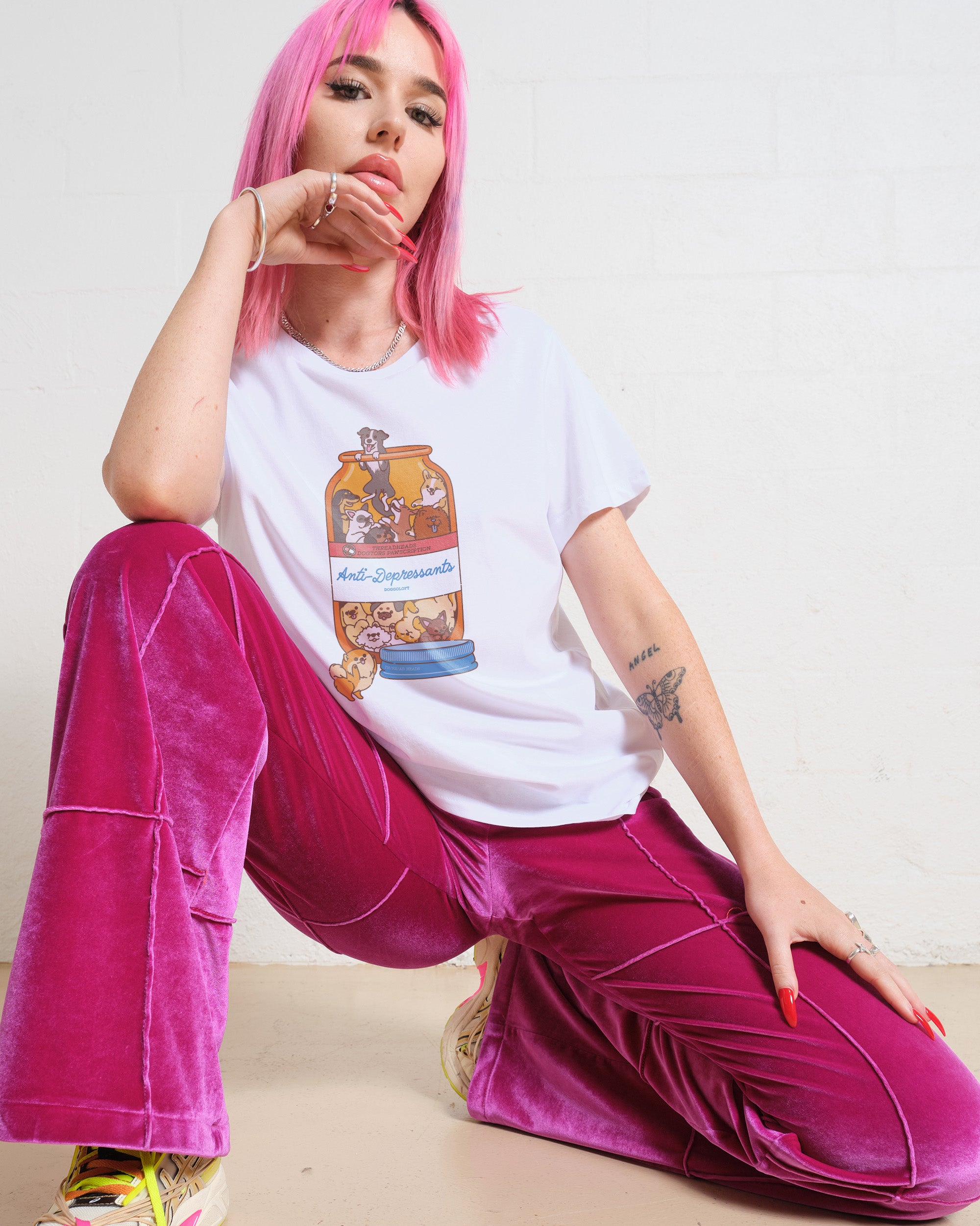 Anti-Depressants Dog Edition Women's Tee