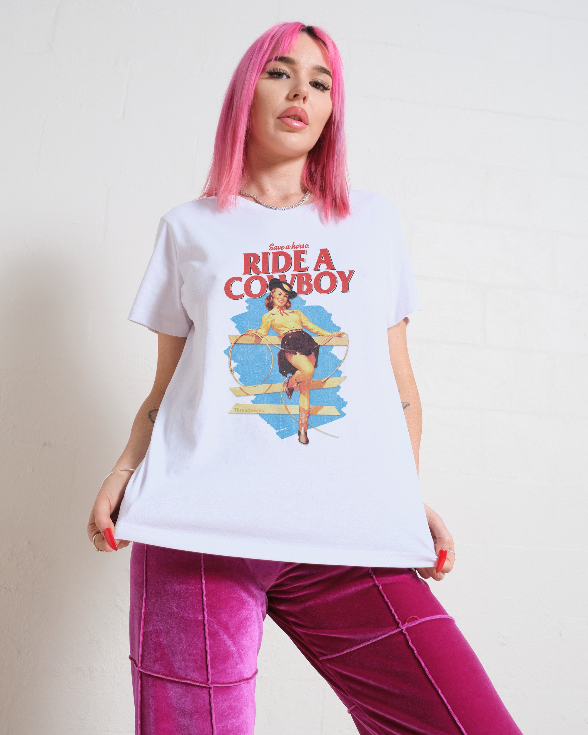 Save a Horse, Ride a Cowboy Women's Tee