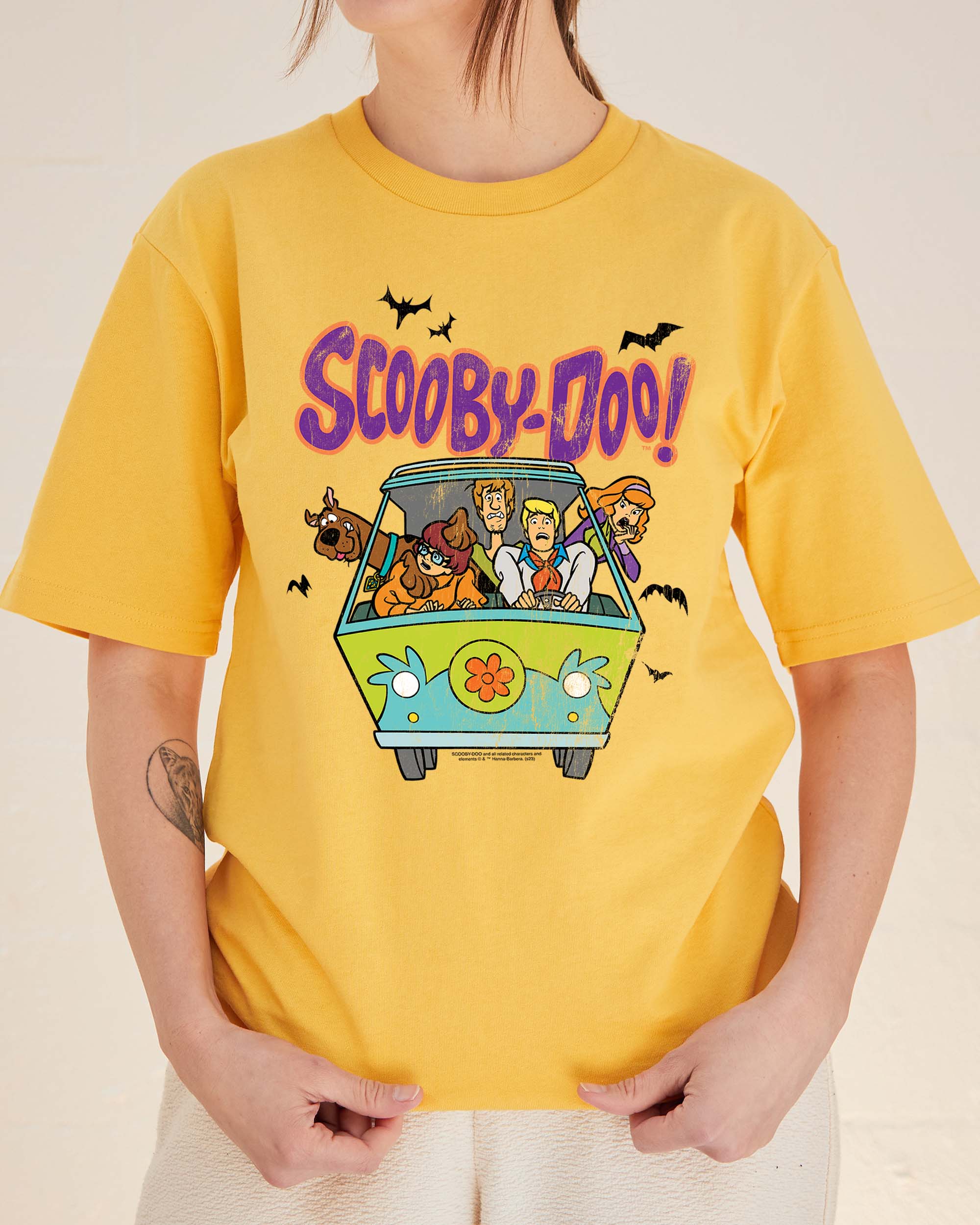 Scooby Doo Bats T-Shirt Australia Online Yellow
