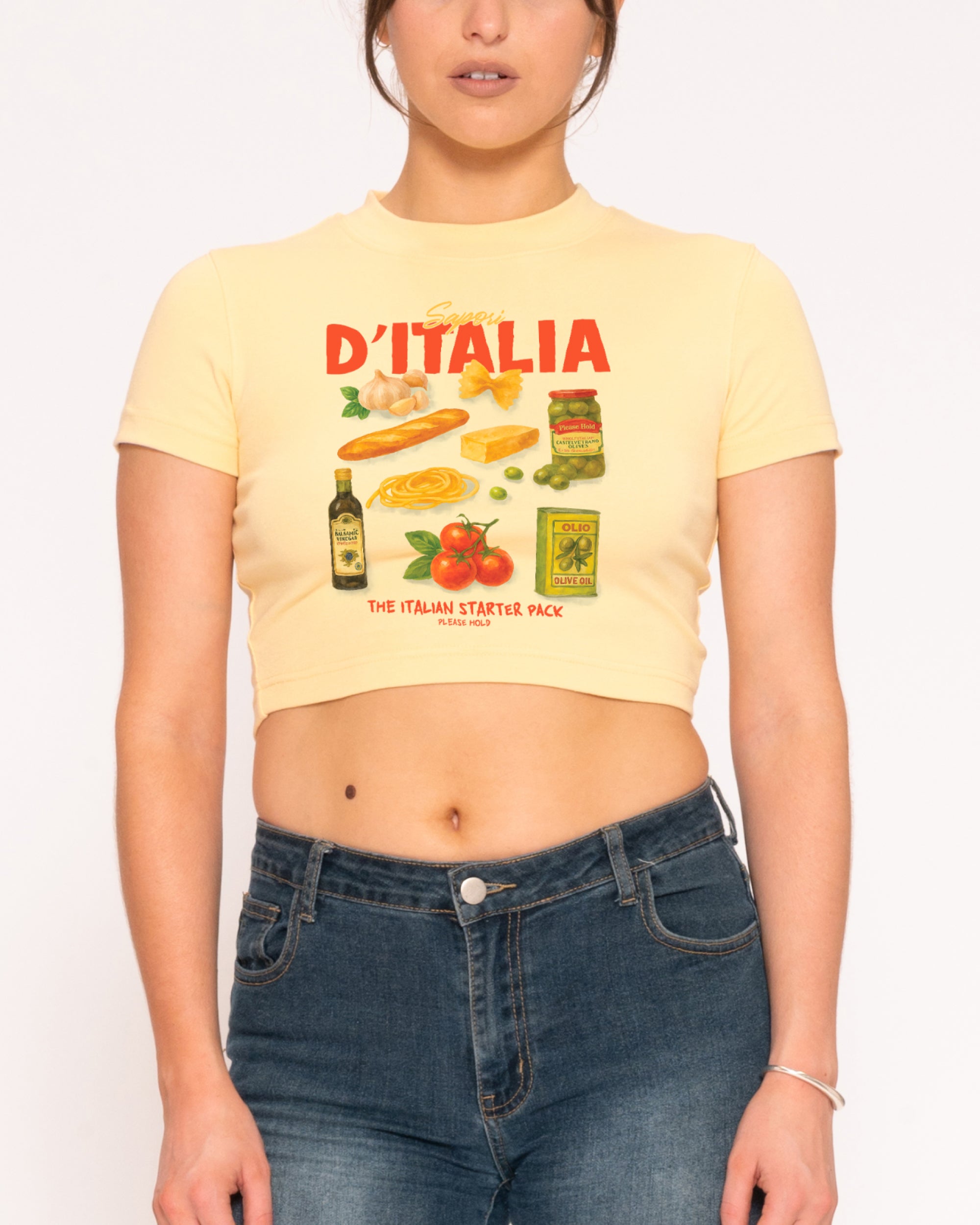 Italian Starter Pack Yellow Baby Tee