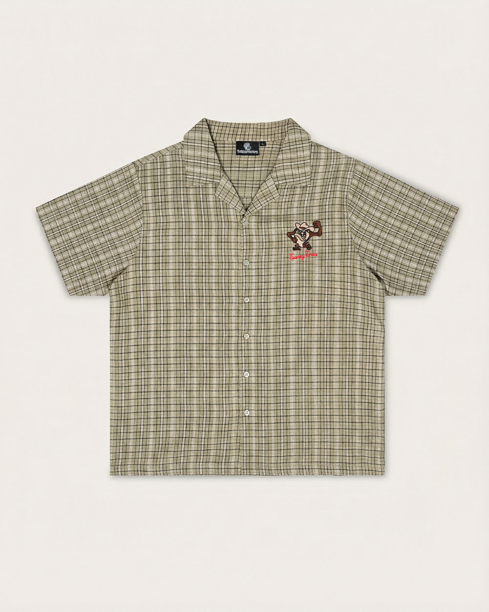 Rootin Tootin Taz Button Down T-Shirt