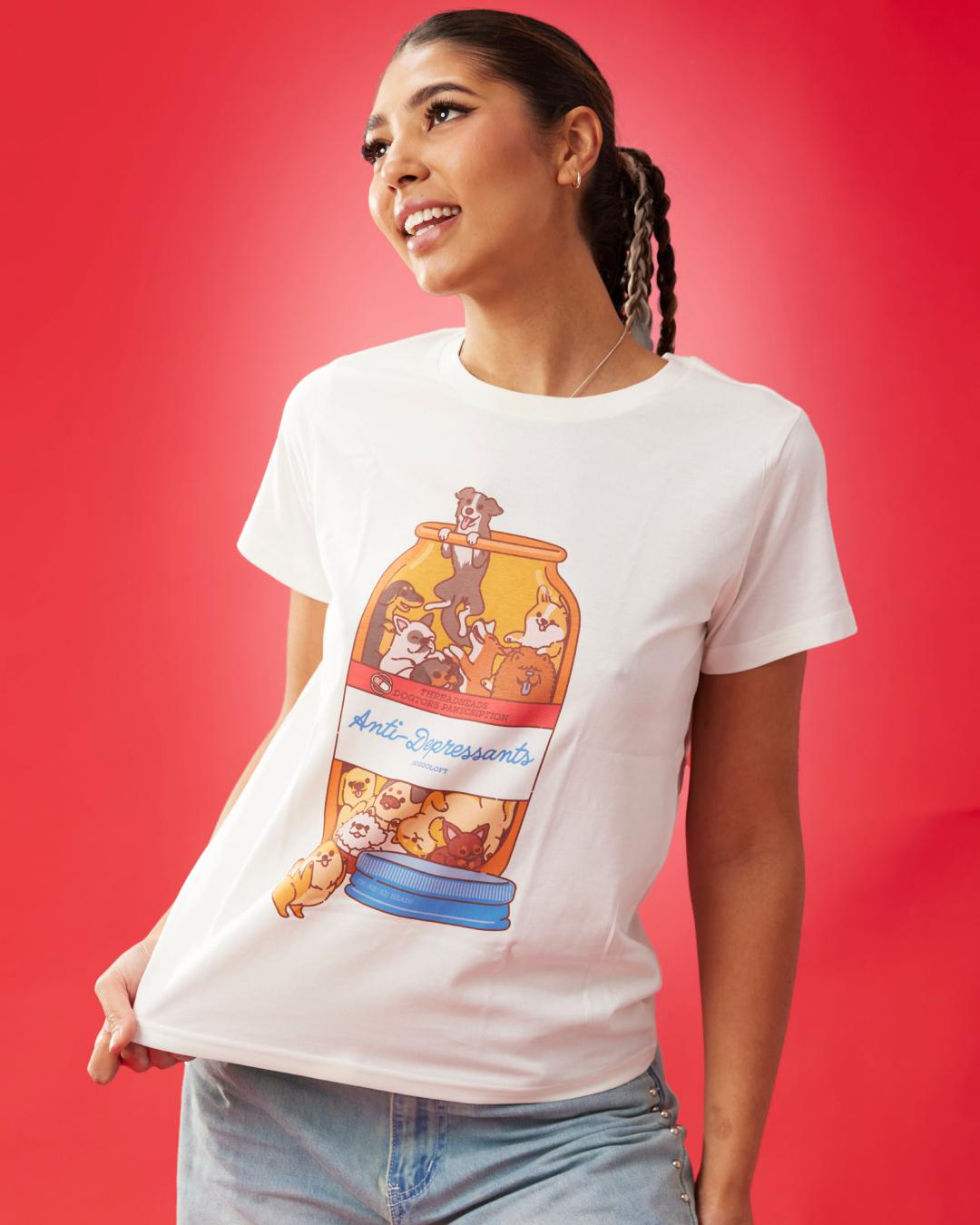 Anti-Depressants Dog Edition T-Shirt Australia Online