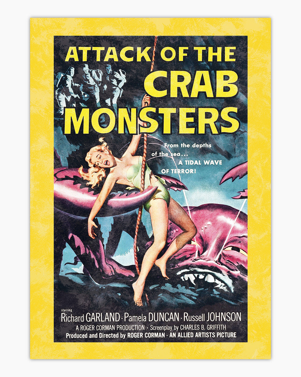 Attack of the Crab Monsters Art Print Australia Online