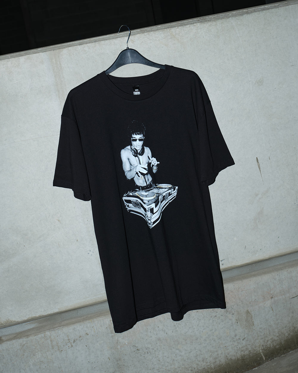 DJ Bruce Lee T-Shirt Australia Online #colour_black