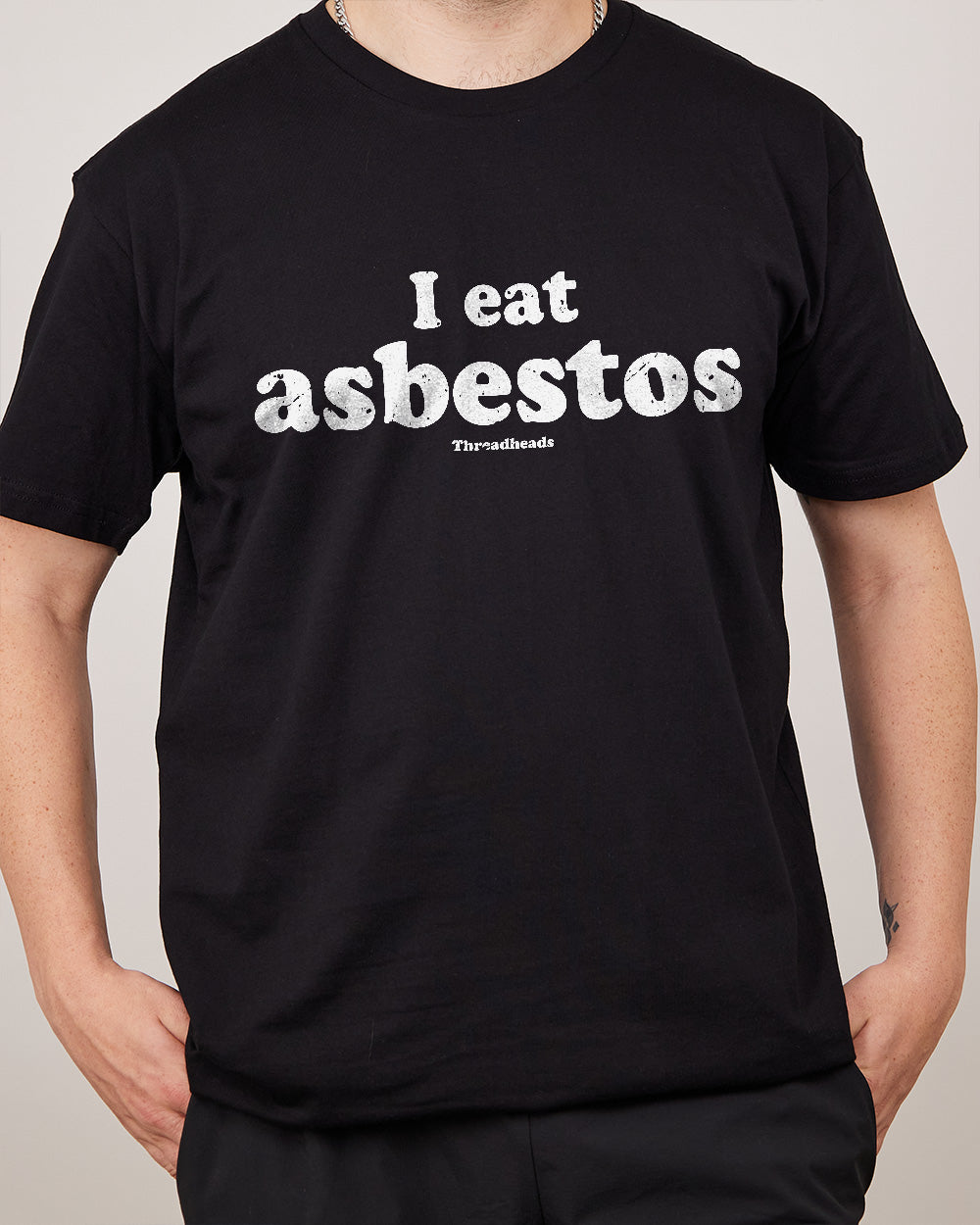 I Eat Asbestos T-Shirt Australia Online #colour_black