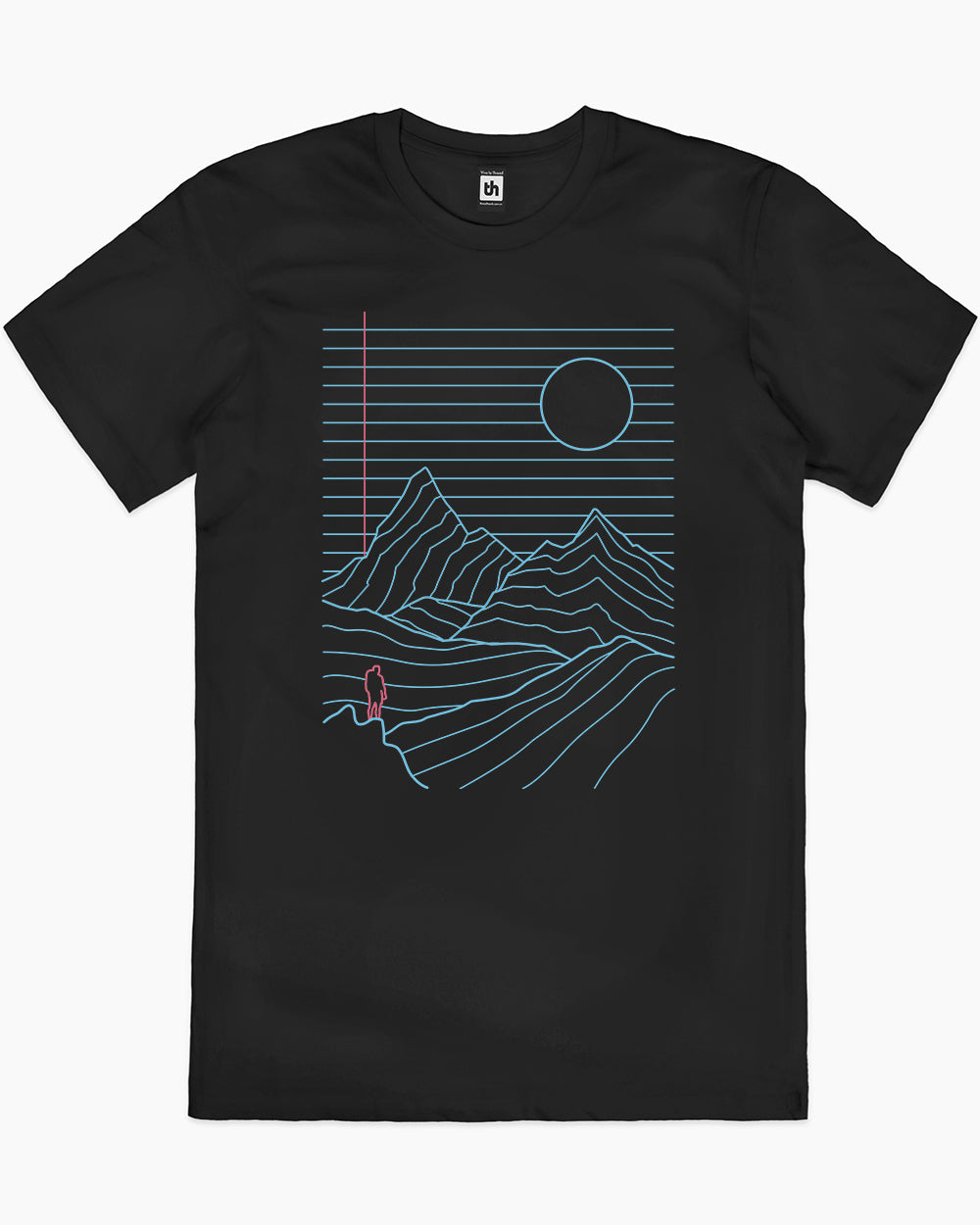 Linescape T-Shirt Australia Online #colour_black