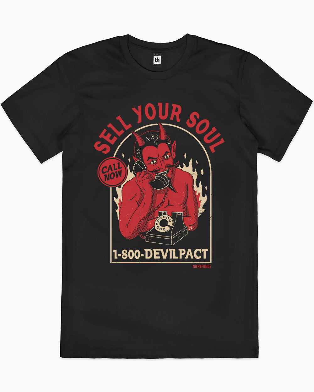 Sell Your Soul T-Shirt Australia Online #colour_black