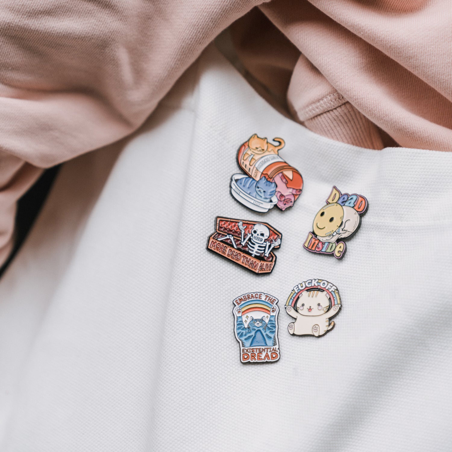 Dead Inside Enamel Pin Australia Online