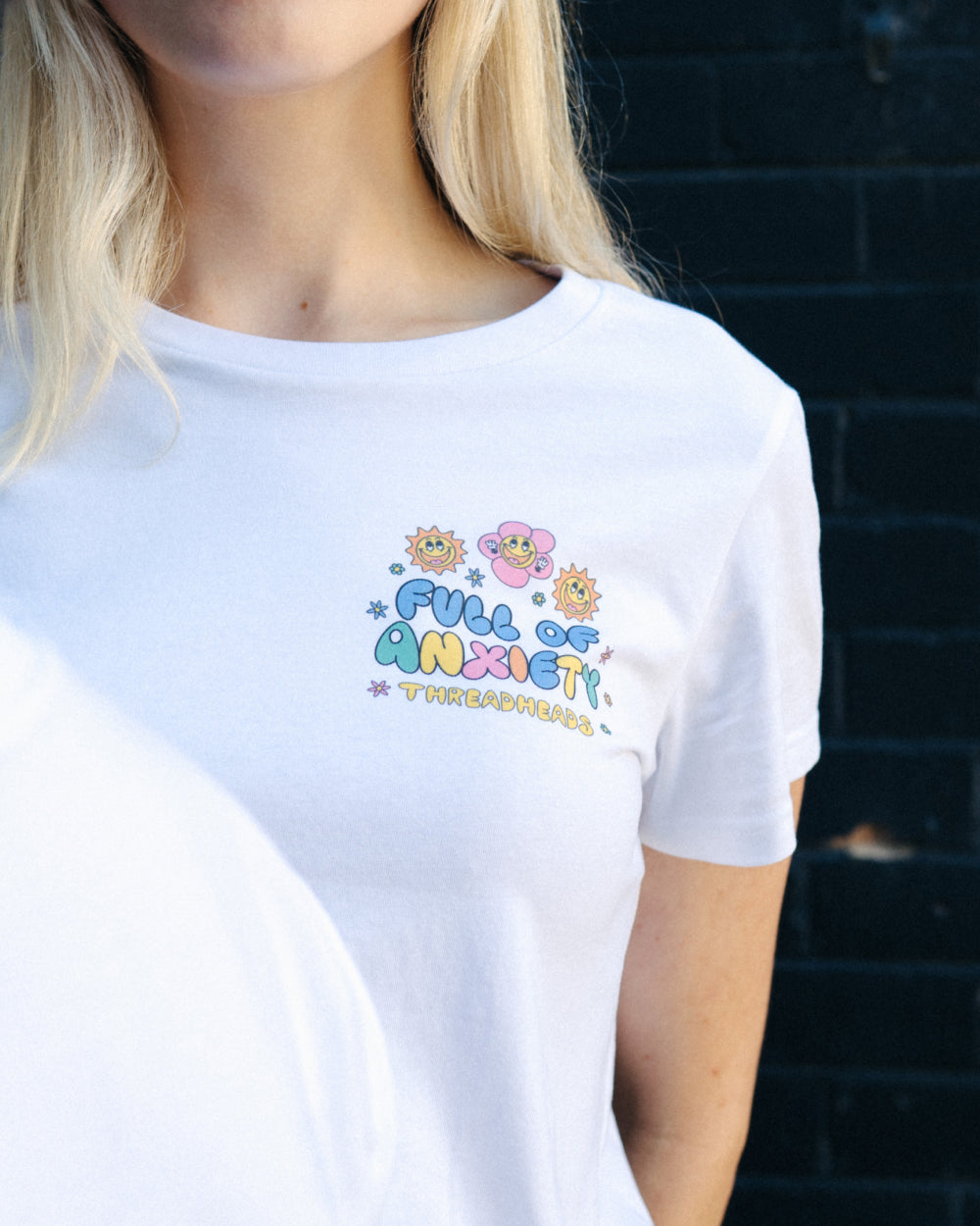 Full of Anxiety Mini Print Tee Australia Online