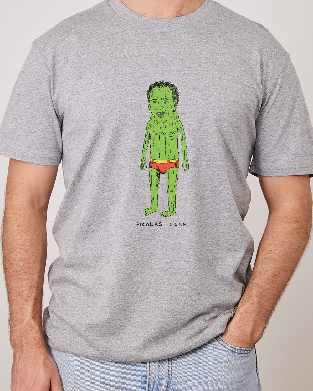 Picolas Cage T-Shirt Australia Online #colour_grey