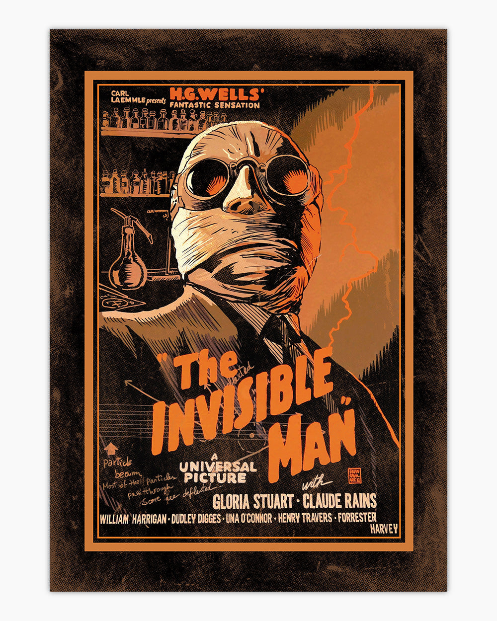 The Invisible Man Art Print Australia Online