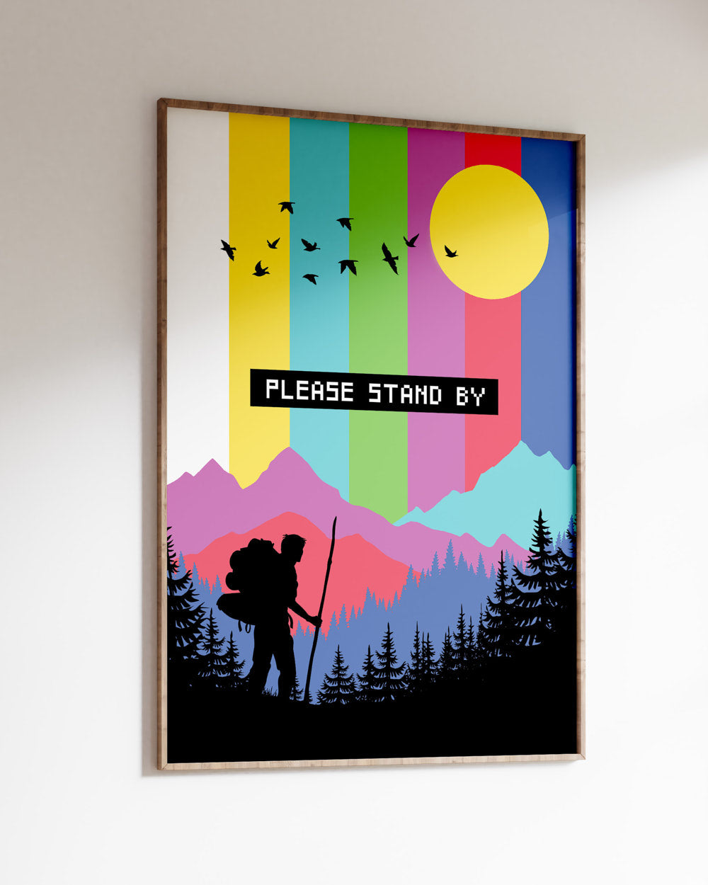 Life in Technicolour Art Print Australia Online
