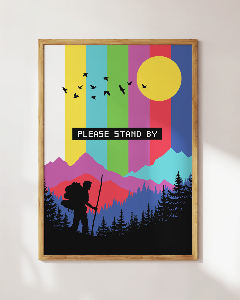Life in Technicolour Art Print Australia Online