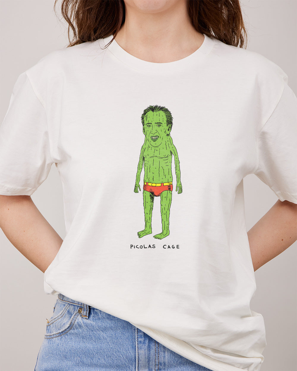 Picolas Cage T-Shirt Australia Online #colour_natural