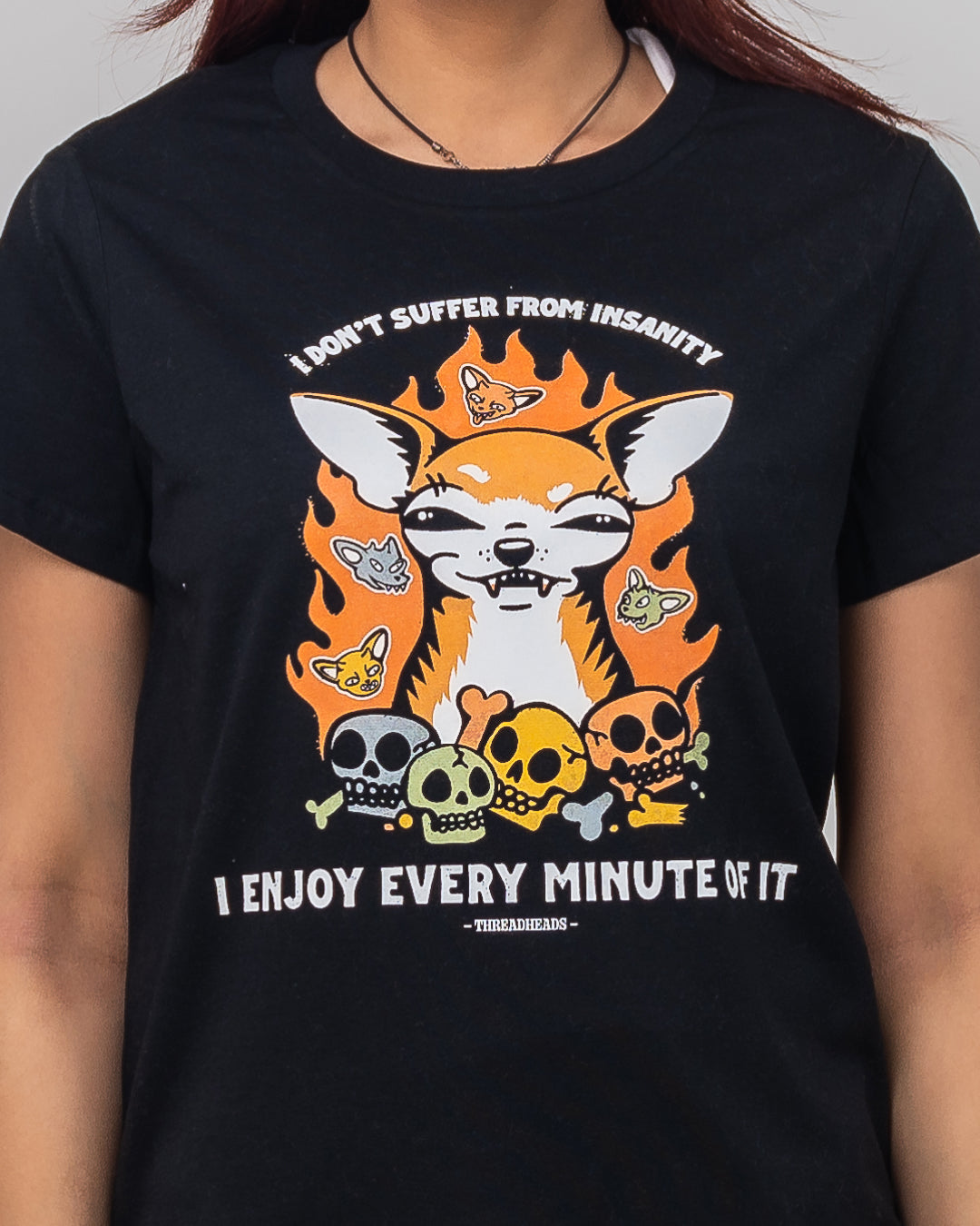 I Don't Suffer From Insanity T-Shirt Australia Online #colour_black