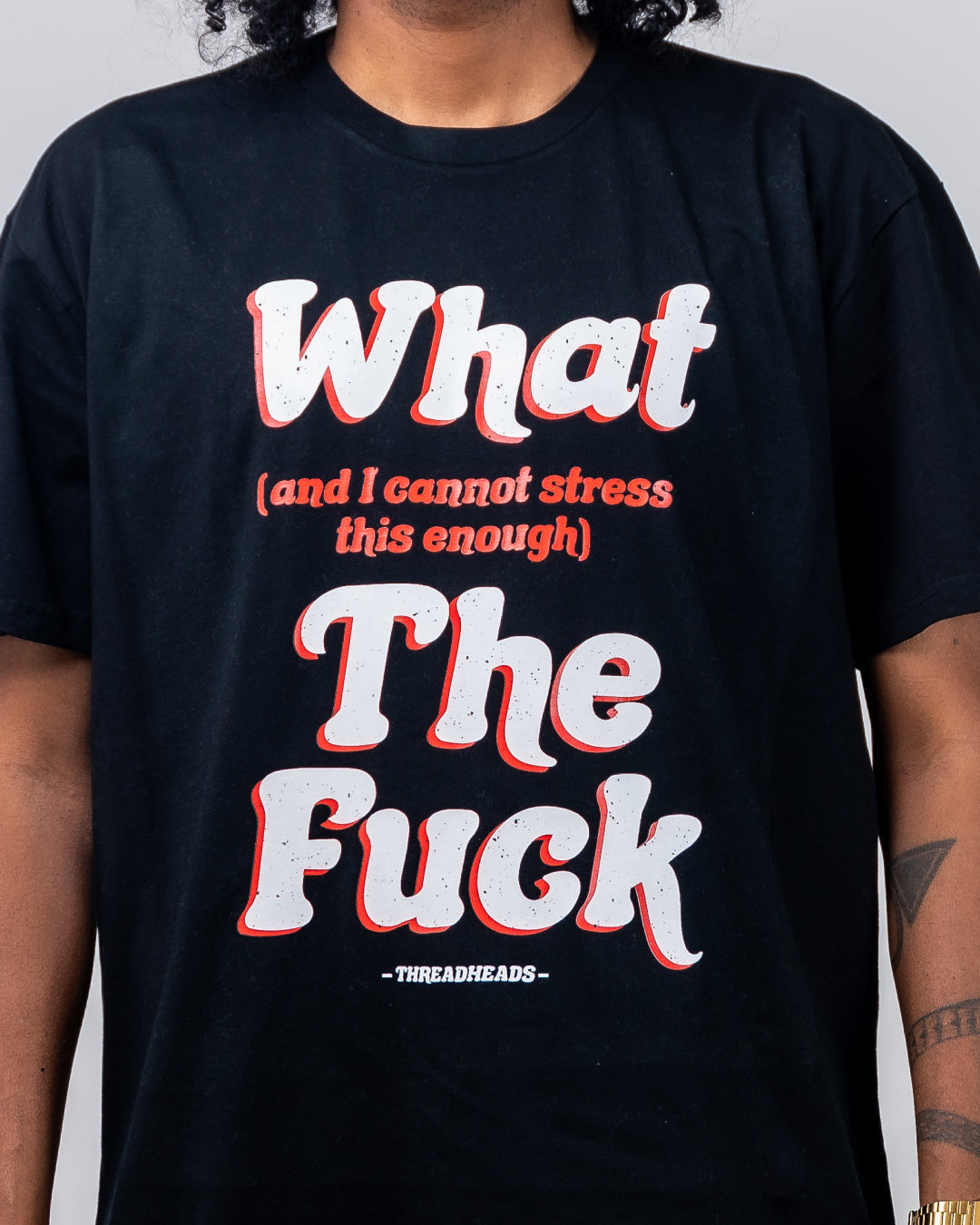 What (and I can't stress this enough) The Fuck T-Shirt Australia Online #colour_black