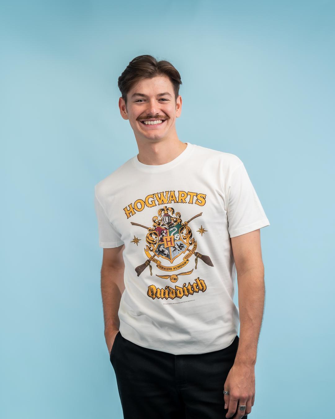 Hogwarts Quidditch Shield T-Shirt Australia Online #colour_natural