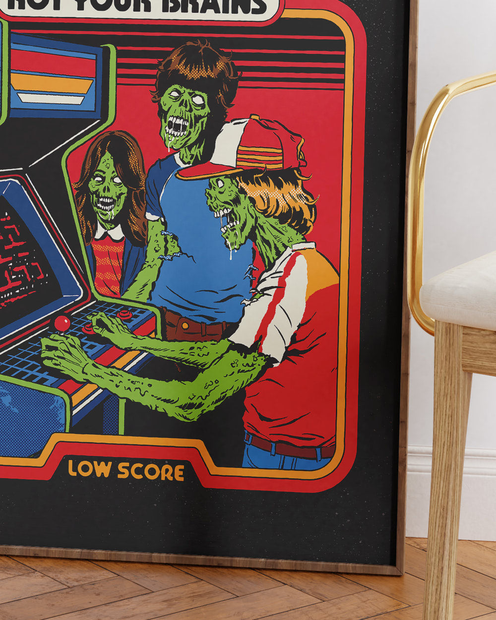 Video Games Rot Your Brains Art Print Australia Online