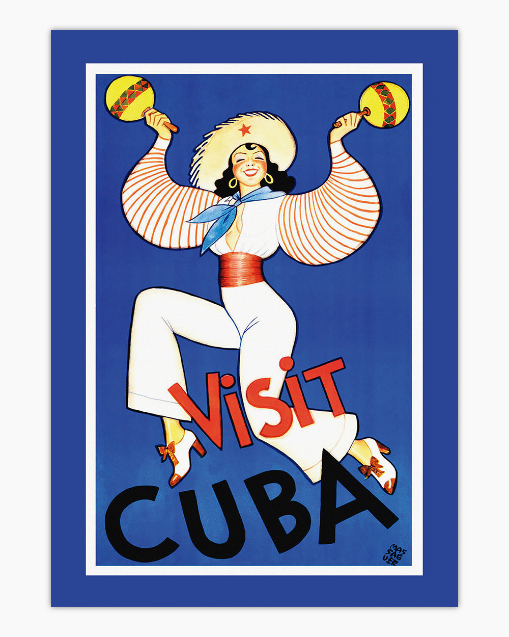 Visit Cuba Art Print Australia Online