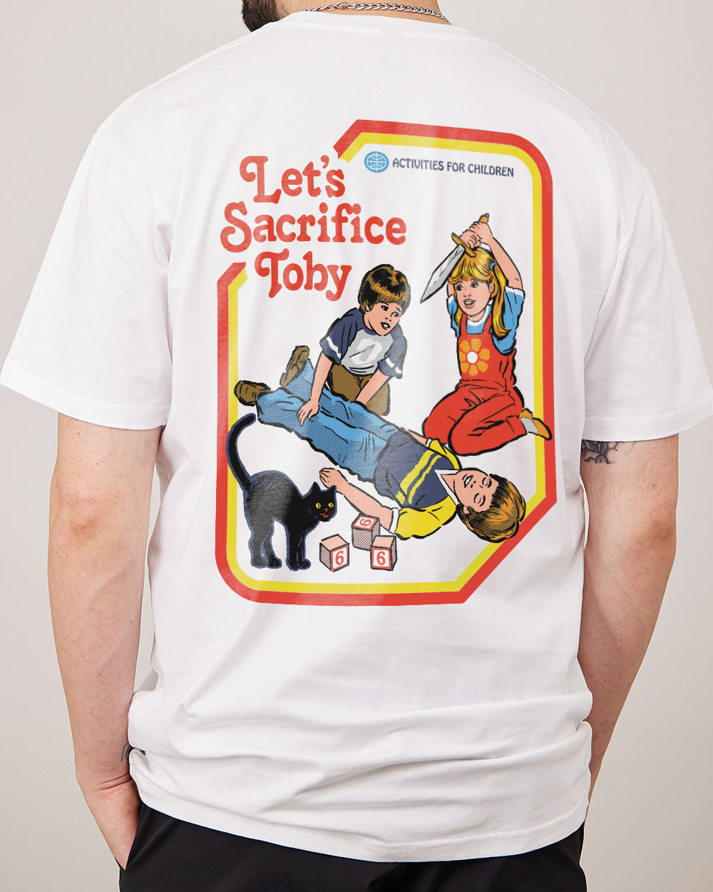 Let's Sacrifice Toby Front and Back T-Shirt Australia Online