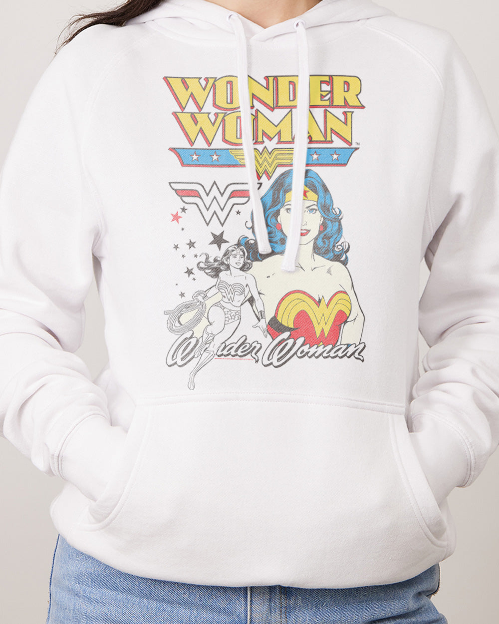 Wonder Woman Vintage Hoodie  Official DC Merch Australia