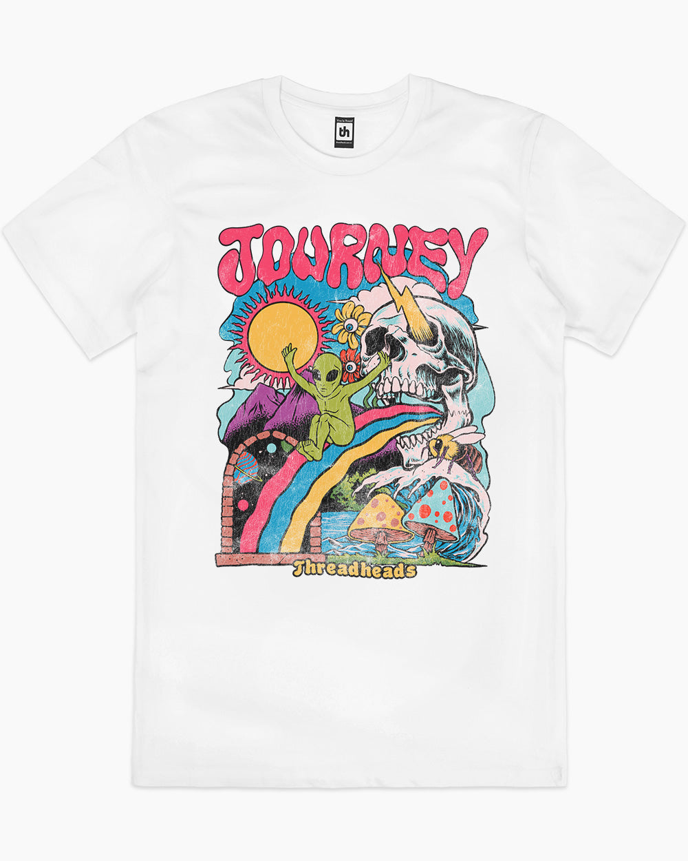 Journey T-Shirt Australia Online #colour_white
