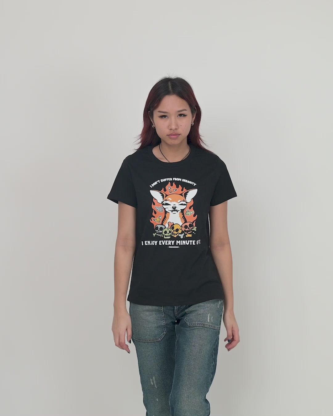I Don't Suffer From Insanity T-Shirt Australia Online #colour_black