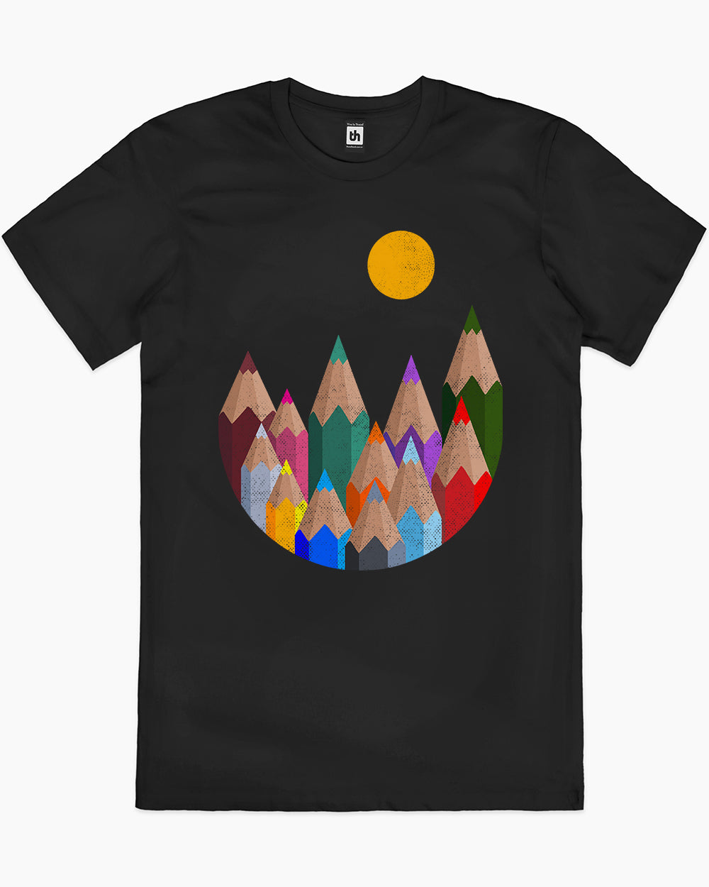 12 Colour Mountains T-Shirt Australia Online