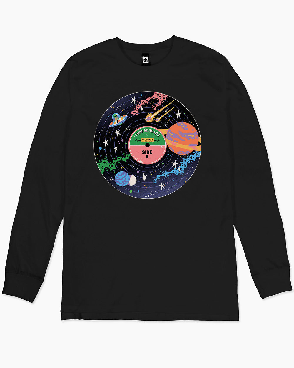 Vinyl Universe Long Sleeve Australia Online #colour_black