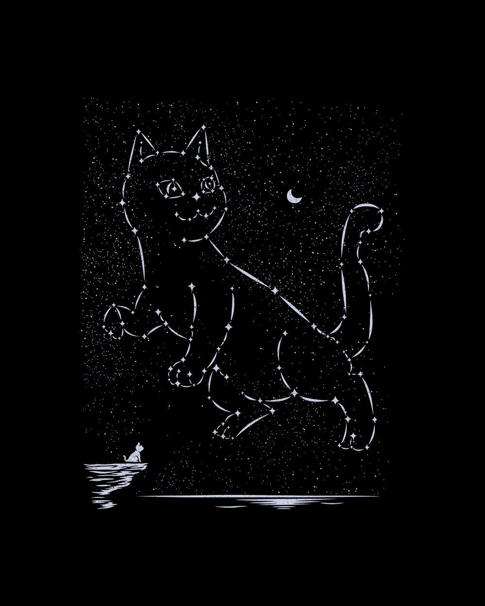 Cat Constellation T-Shirt Australia Online
