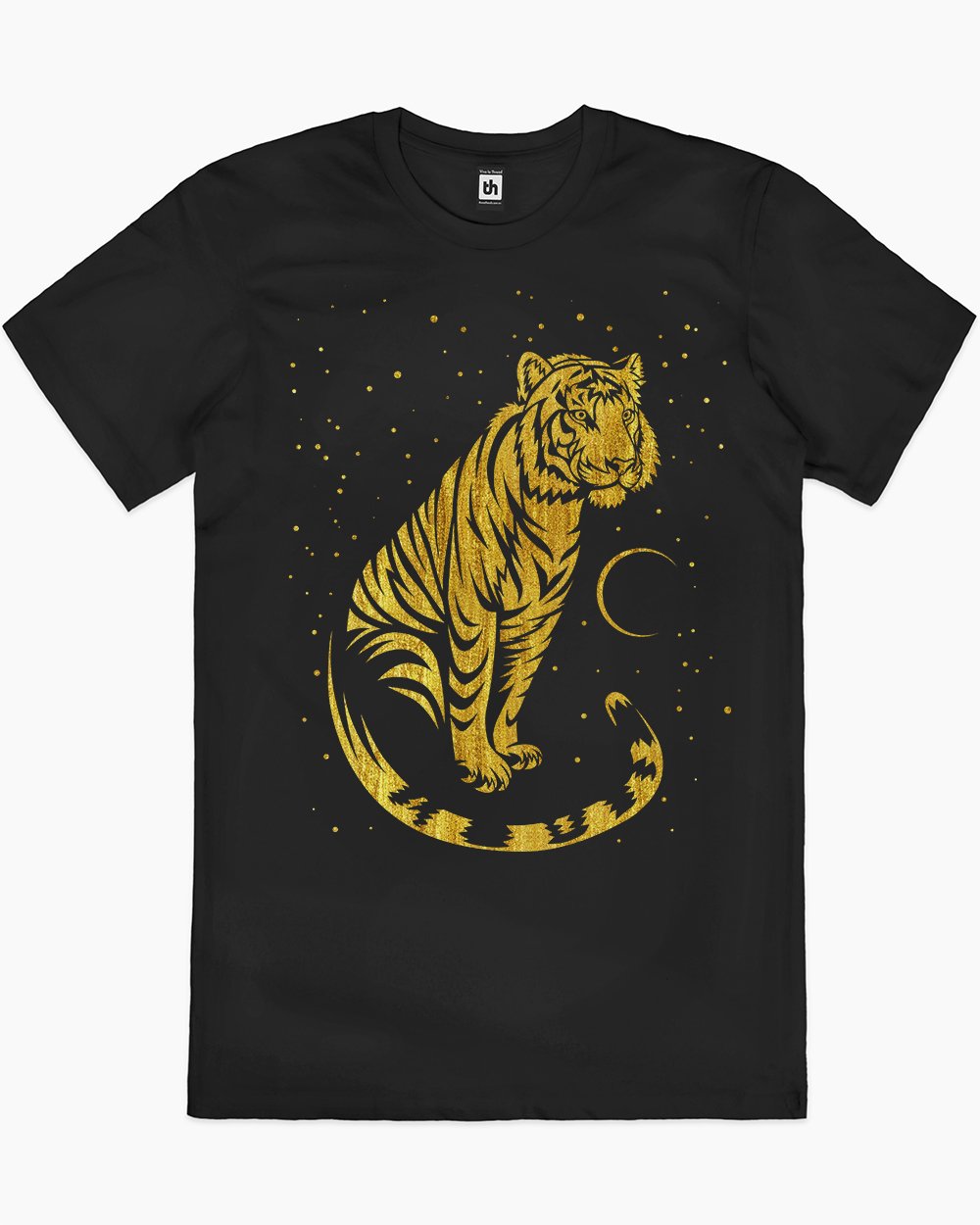 Golden Tribal Tiger T-Shirt Australia Online