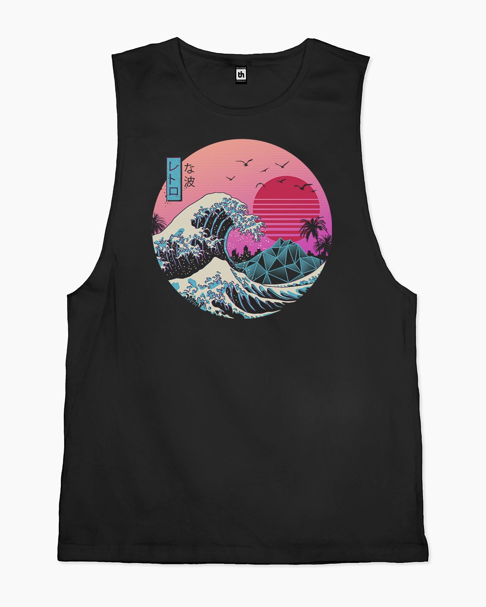 The Great Retro Wave Tank Australia Online #colour_black