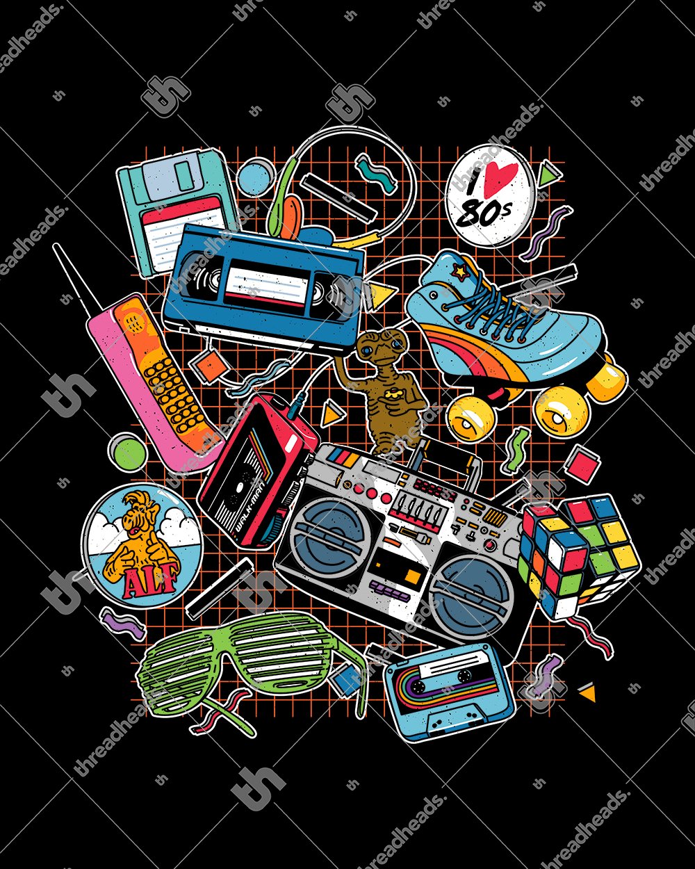 I Heart the 80s T-Shirt Australia Online