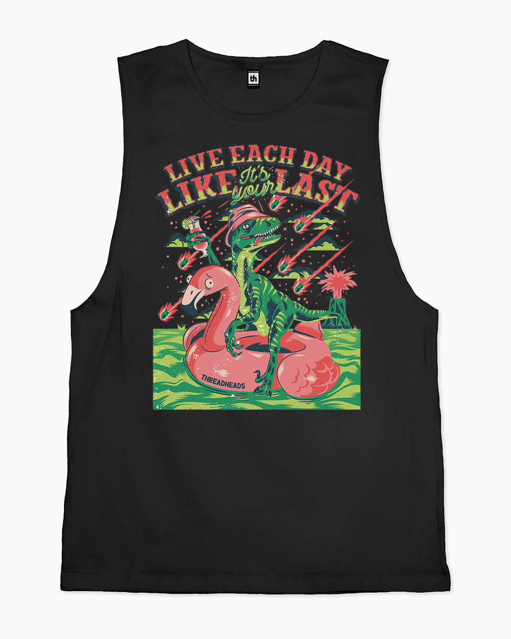 Live Each Day Like It's Your Last Tank Australia Online #colour_black